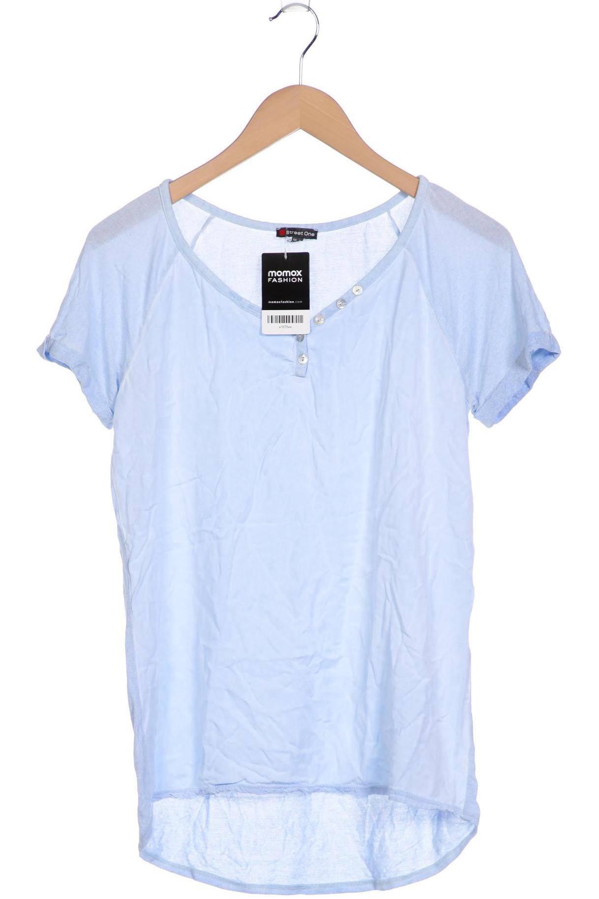 

Street One Damen T-Shirt, hellblau, Gr. 38