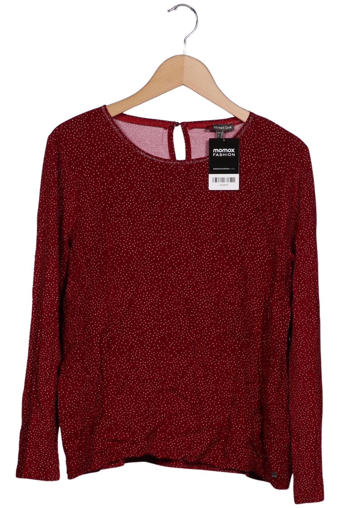 

Street One Damen Langarmshirt, rot, Gr. 40