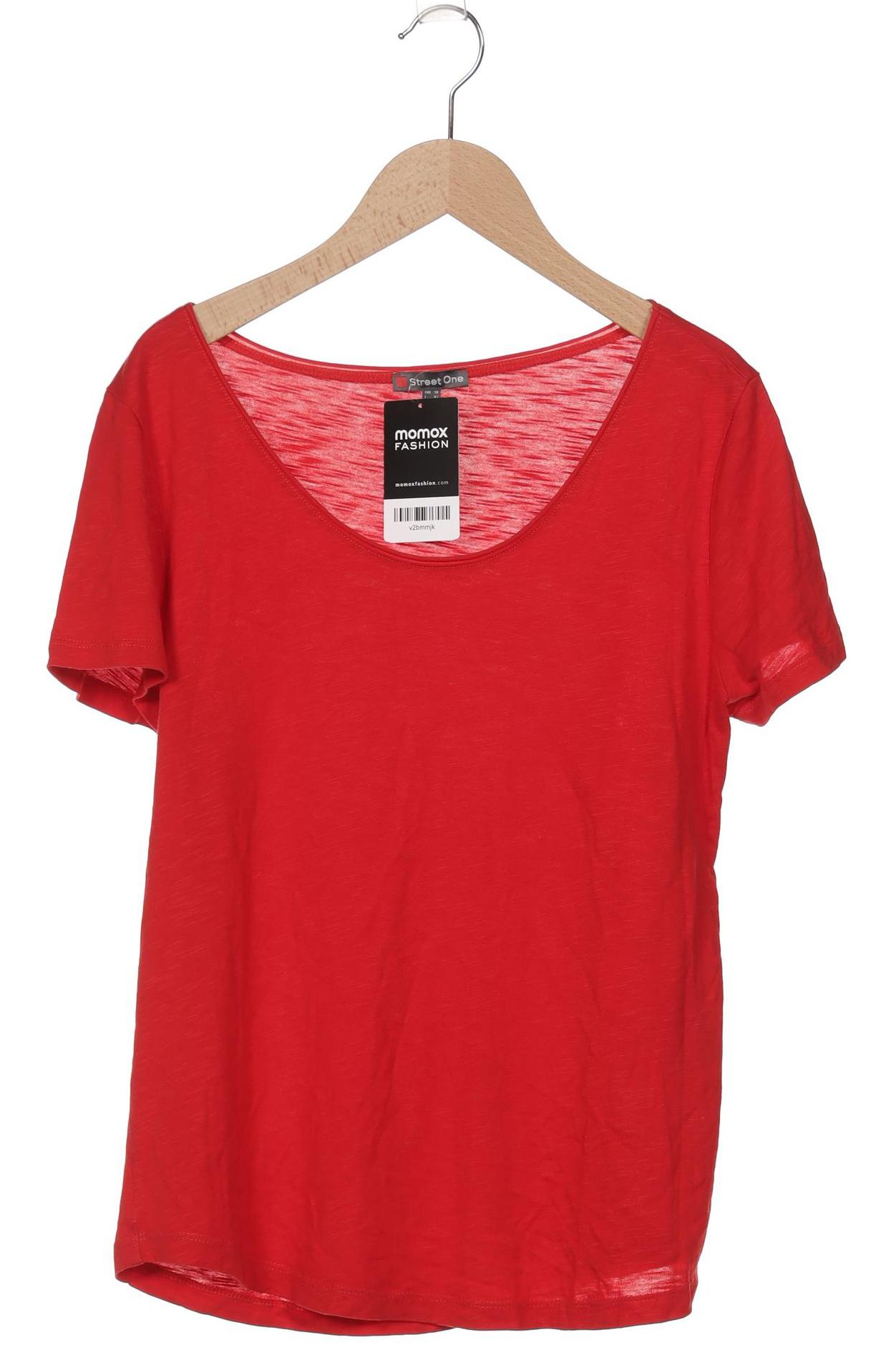 

Street One Damen T-Shirt, rot, Gr. 38