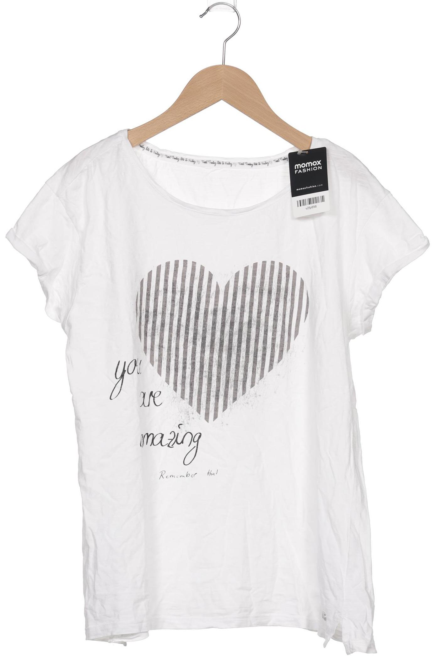 

Street One Damen T-Shirt, weiß, Gr. 38