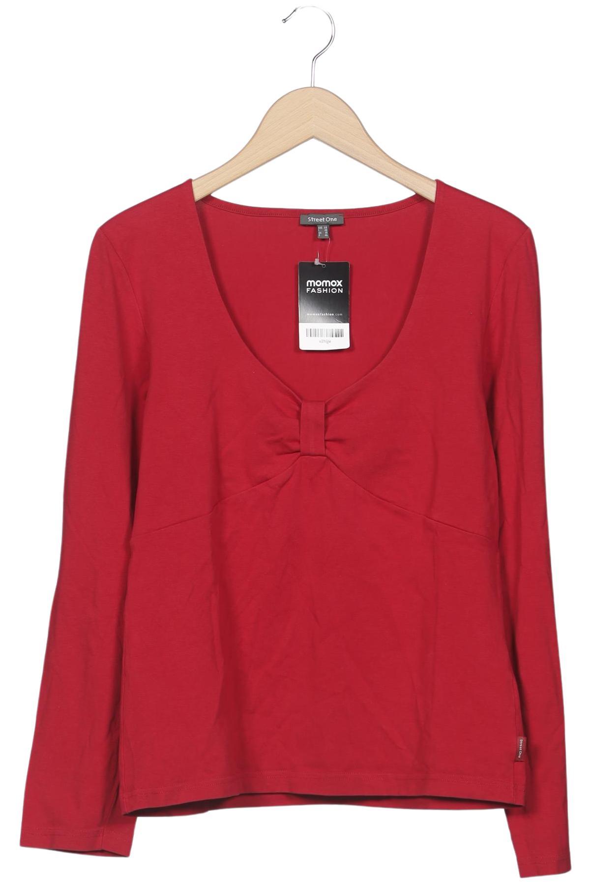 

Street One Damen Langarmshirt, rot, Gr. 44