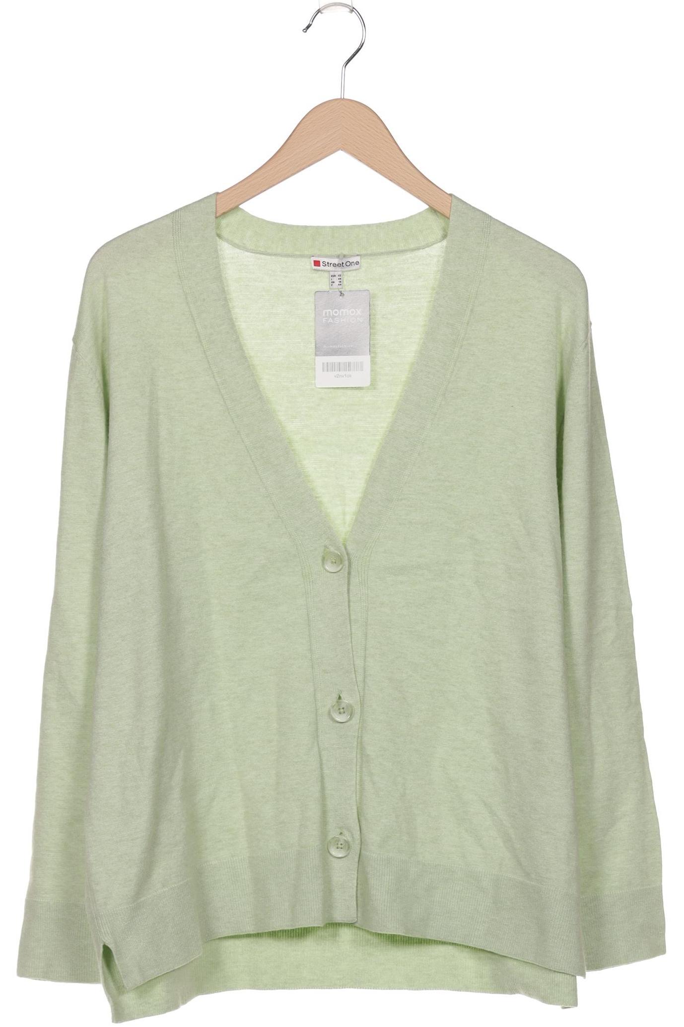 

Street One Damen Strickjacke, hellgrün, Gr. 42