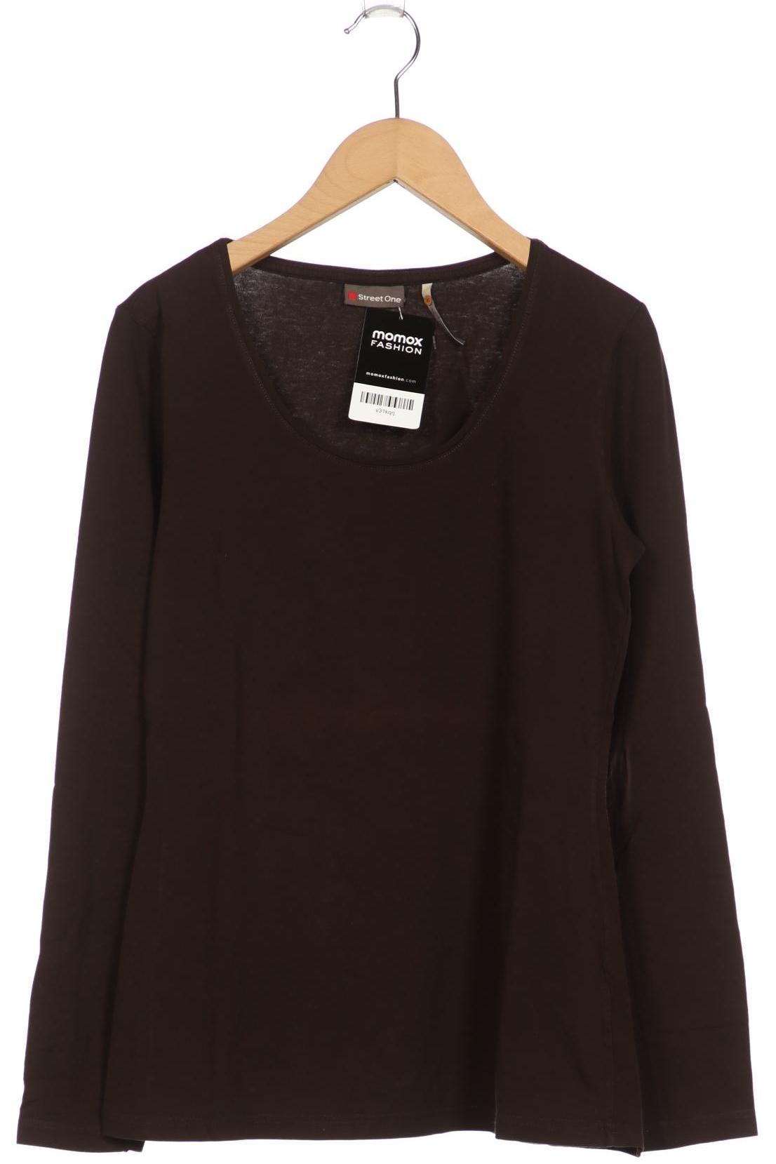 

Street One Damen Langarmshirt, braun, Gr. 38
