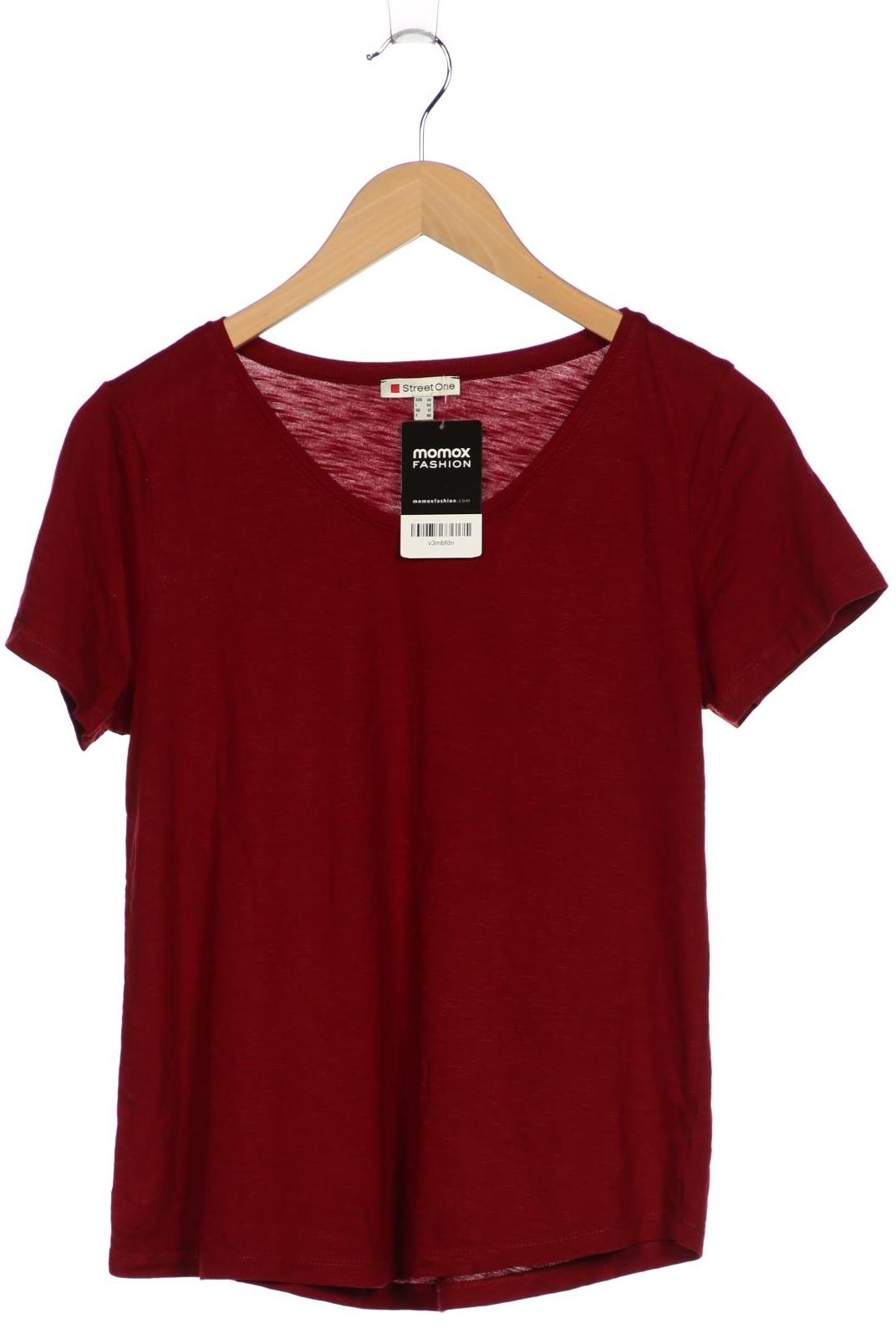 

Street One Damen T-Shirt, bordeaux, Gr. 38