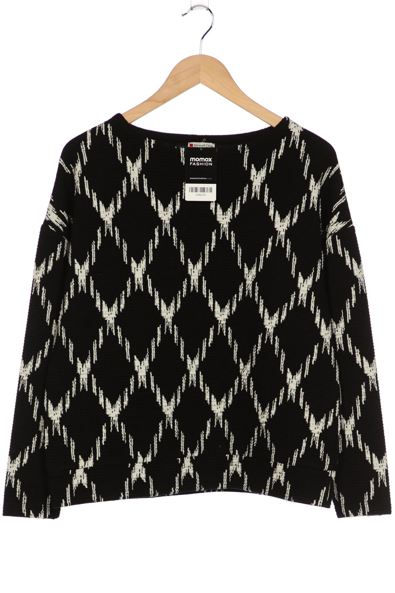

Street One Damen Sweatshirt, schwarz, Gr. 40