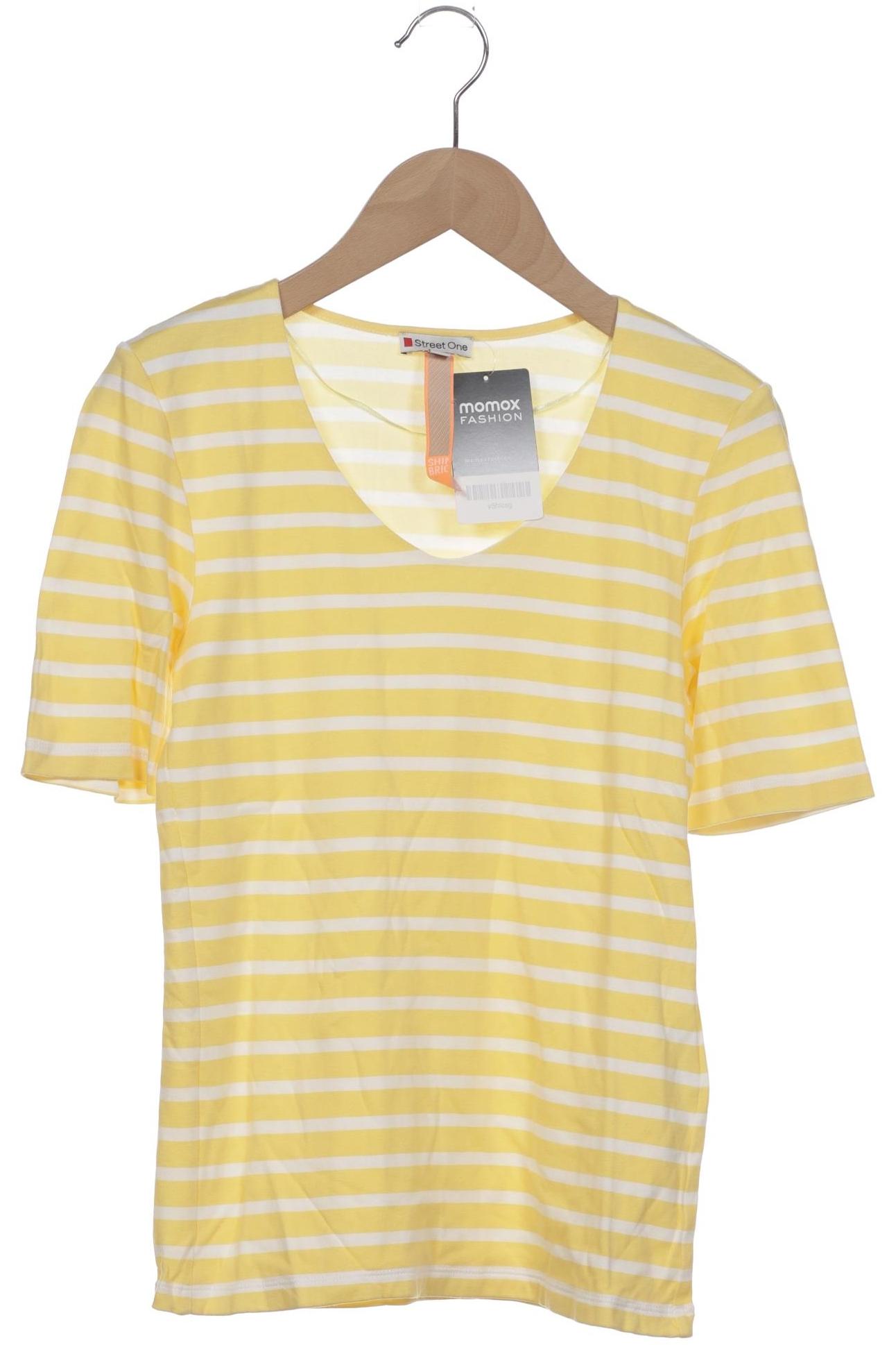 

Street One Damen T-Shirt, gelb, Gr. 34