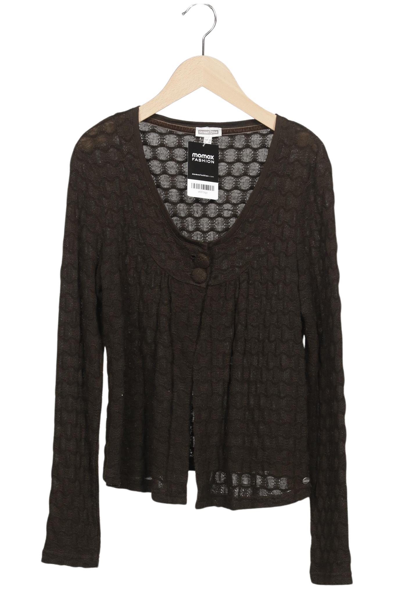

Street One Damen Strickjacke, braun, Gr. 38
