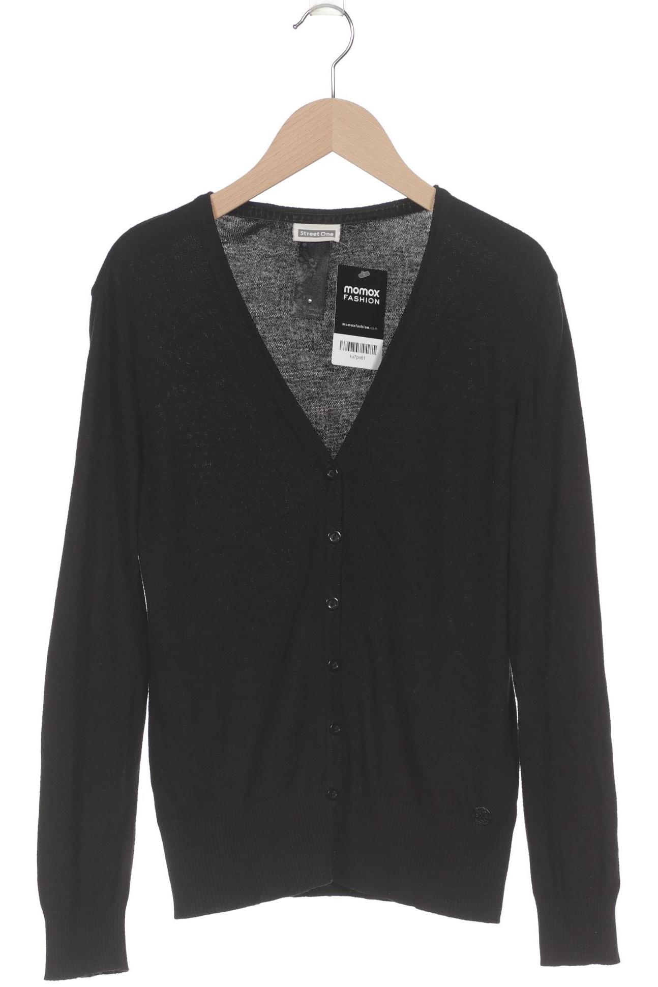 

Street One Damen Strickjacke, schwarz, Gr. 38