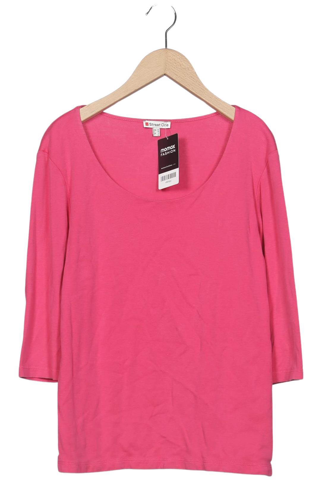 

Street One Damen Langarmshirt, pink, Gr. 40