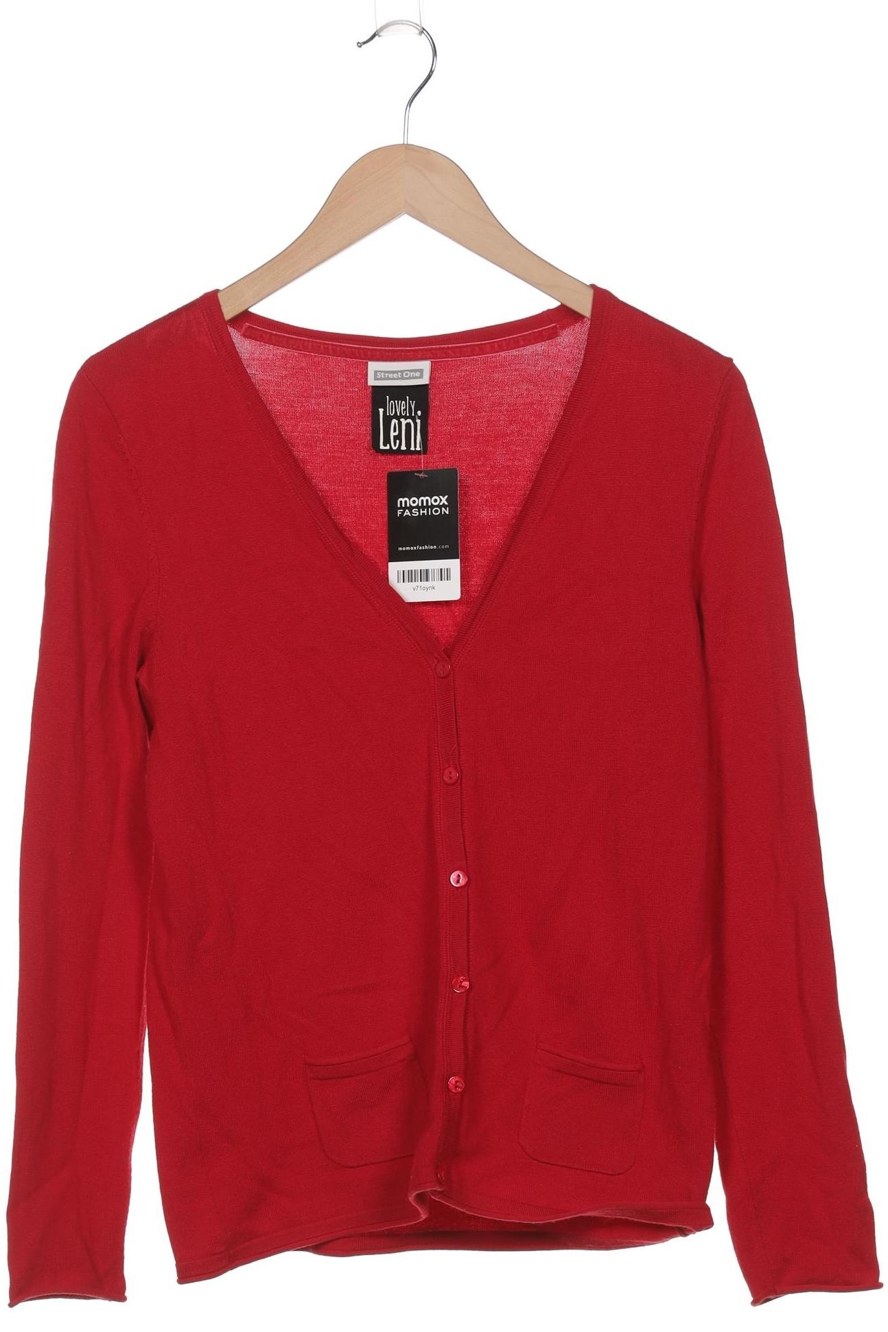 

Street One Damen Strickjacke, rot, Gr. 38
