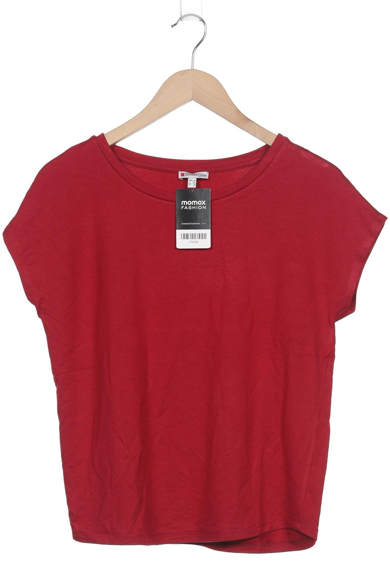 

Street One Damen T-Shirt, rot, Gr. 38