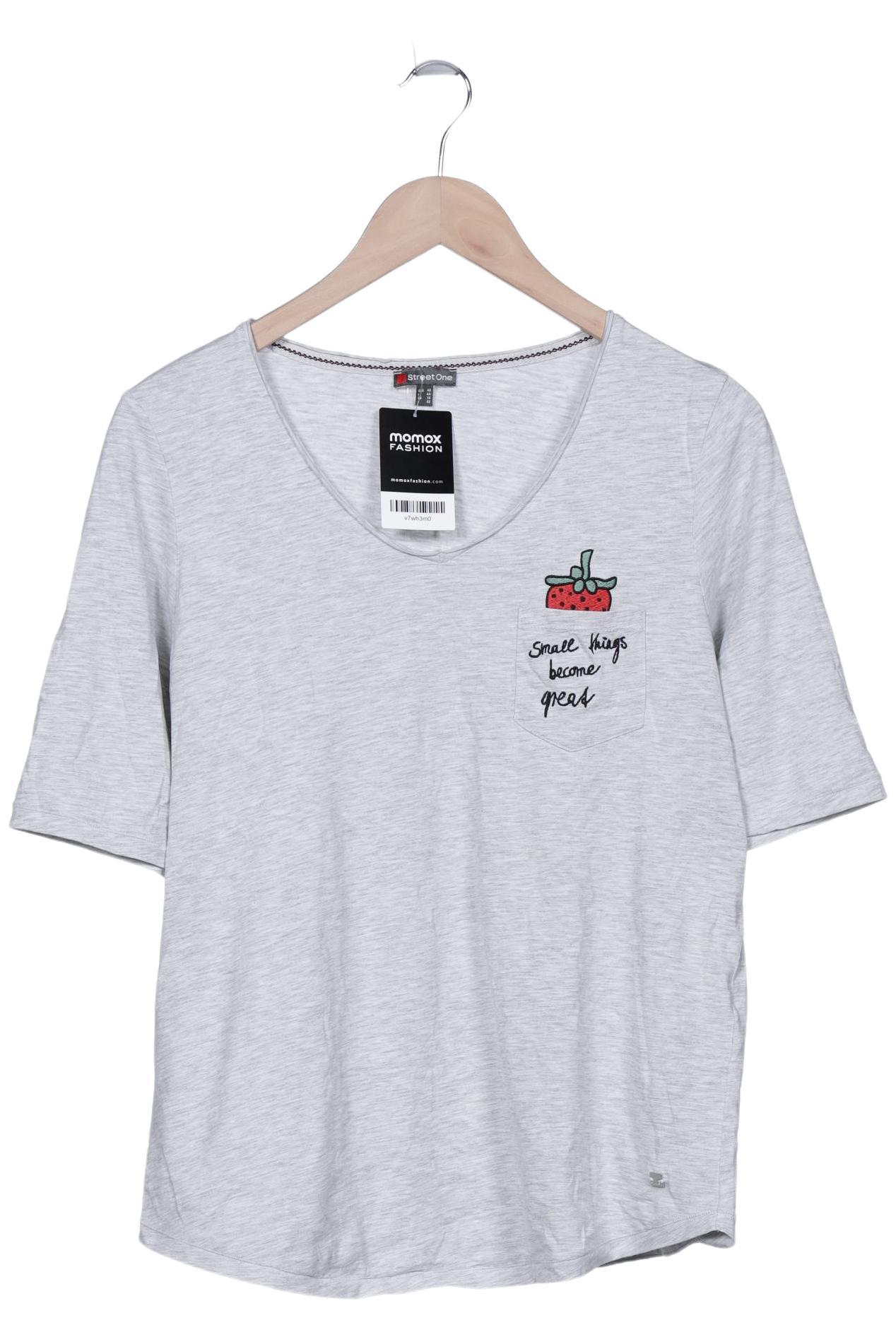 

Street One Damen T-Shirt, grau, Gr. 40