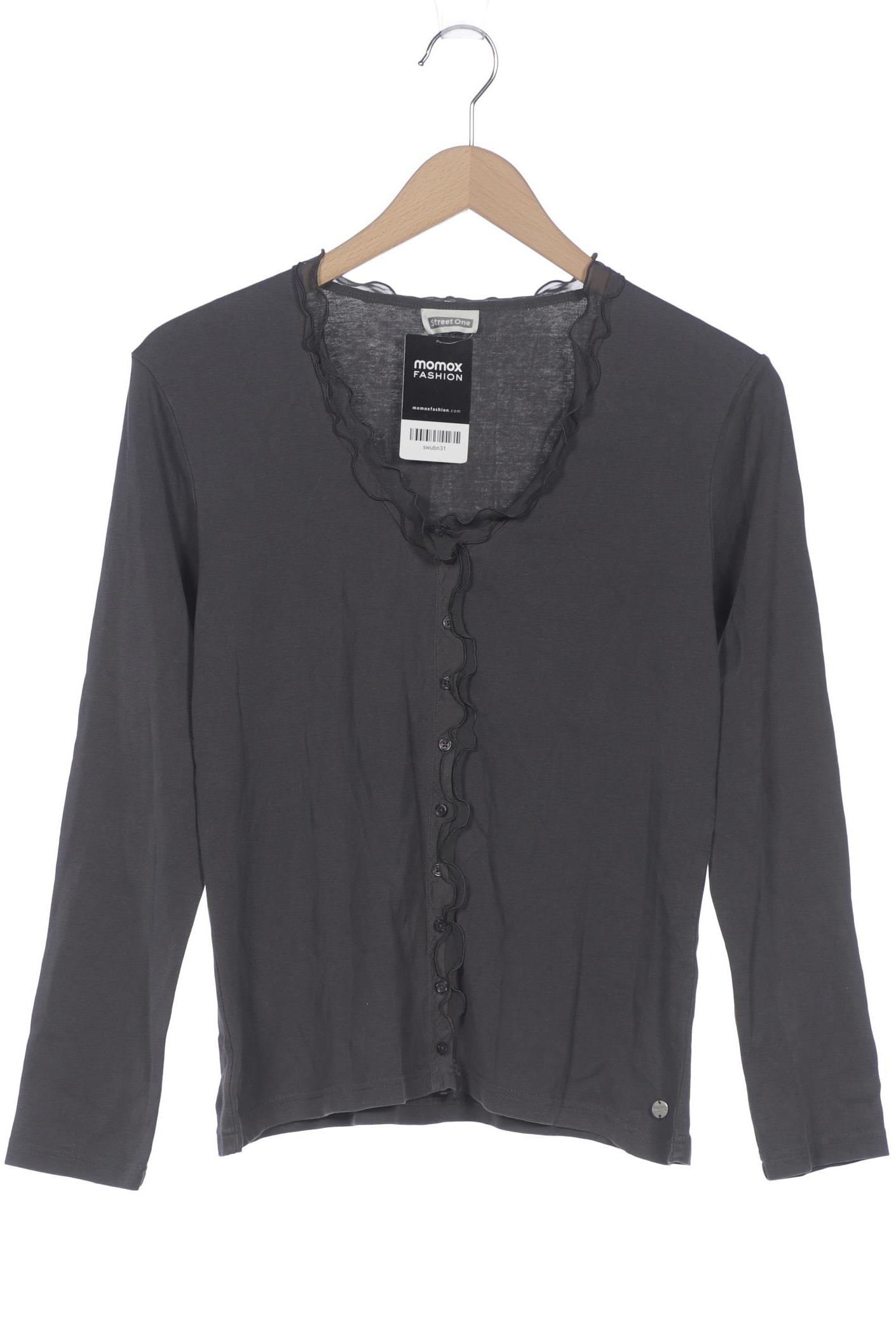 

Street One Damen Strickjacke, grau, Gr. 42