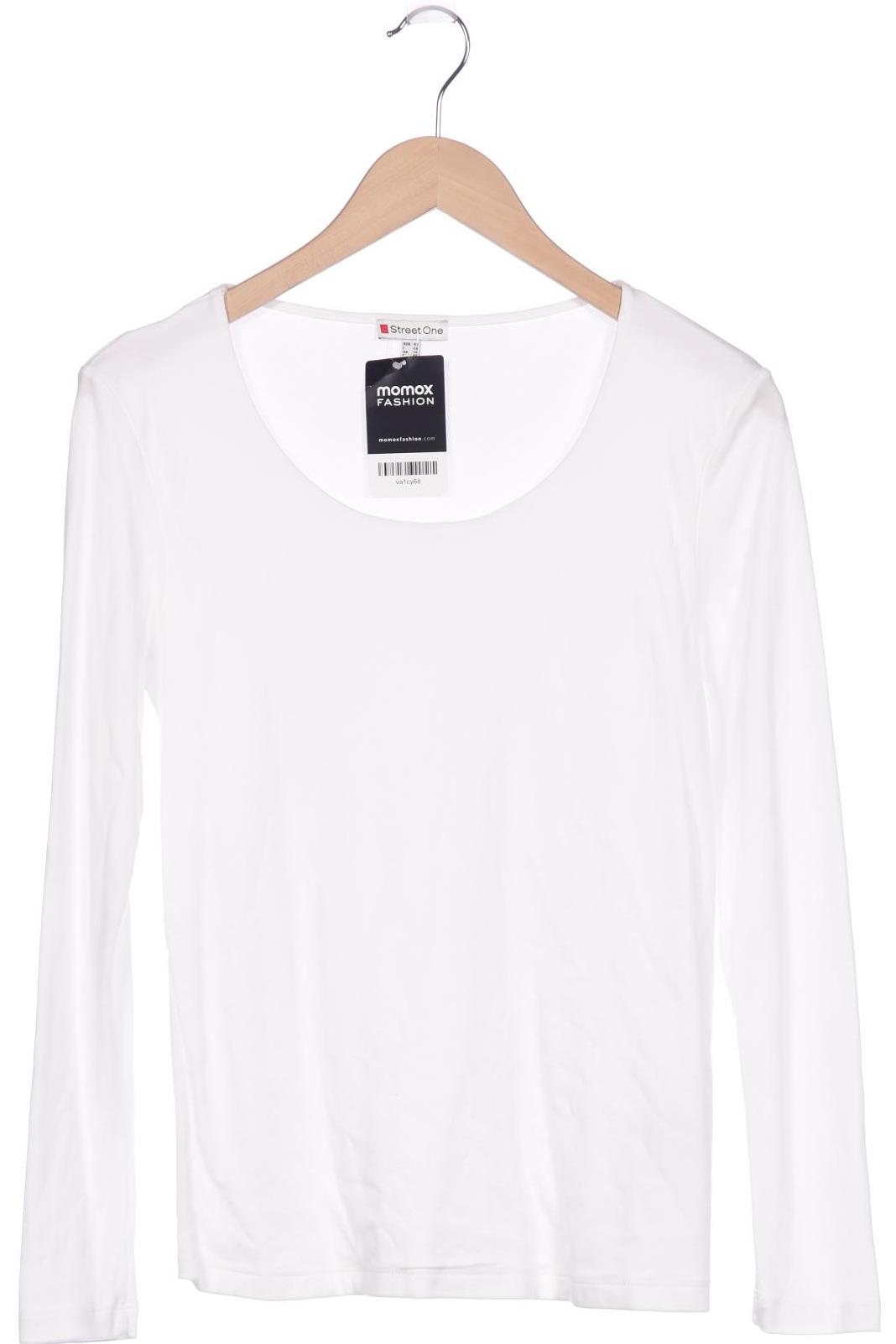 

Street One Damen Langarmshirt, weiß, Gr. 40