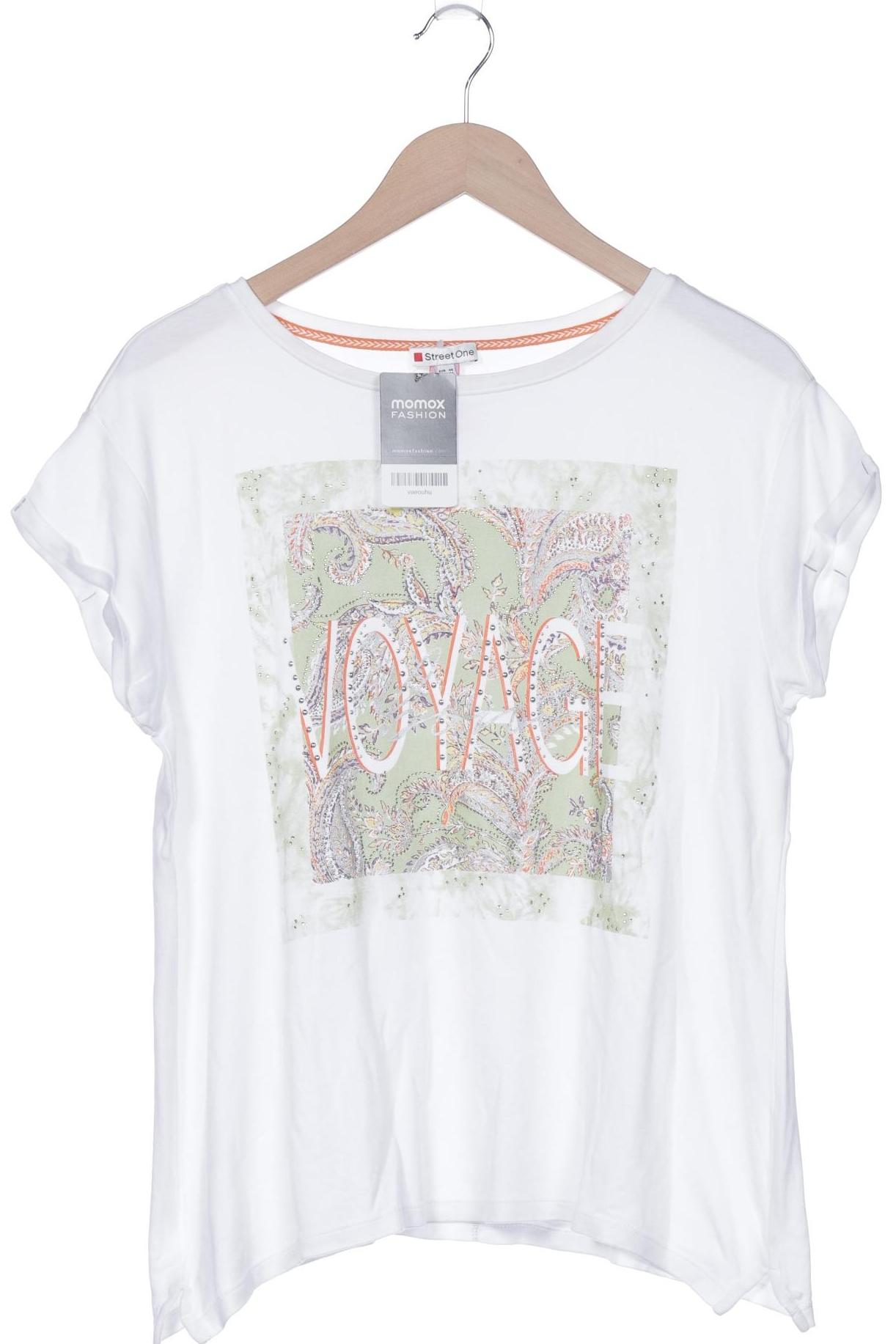 

Street One Damen T-Shirt, weiß, Gr. 40