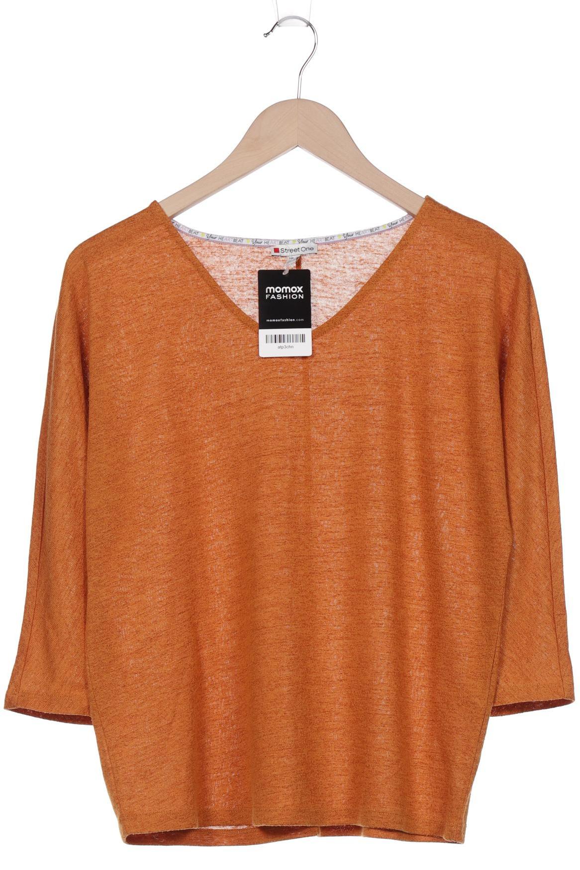 

Street One Damen Pullover, orange, Gr. 36