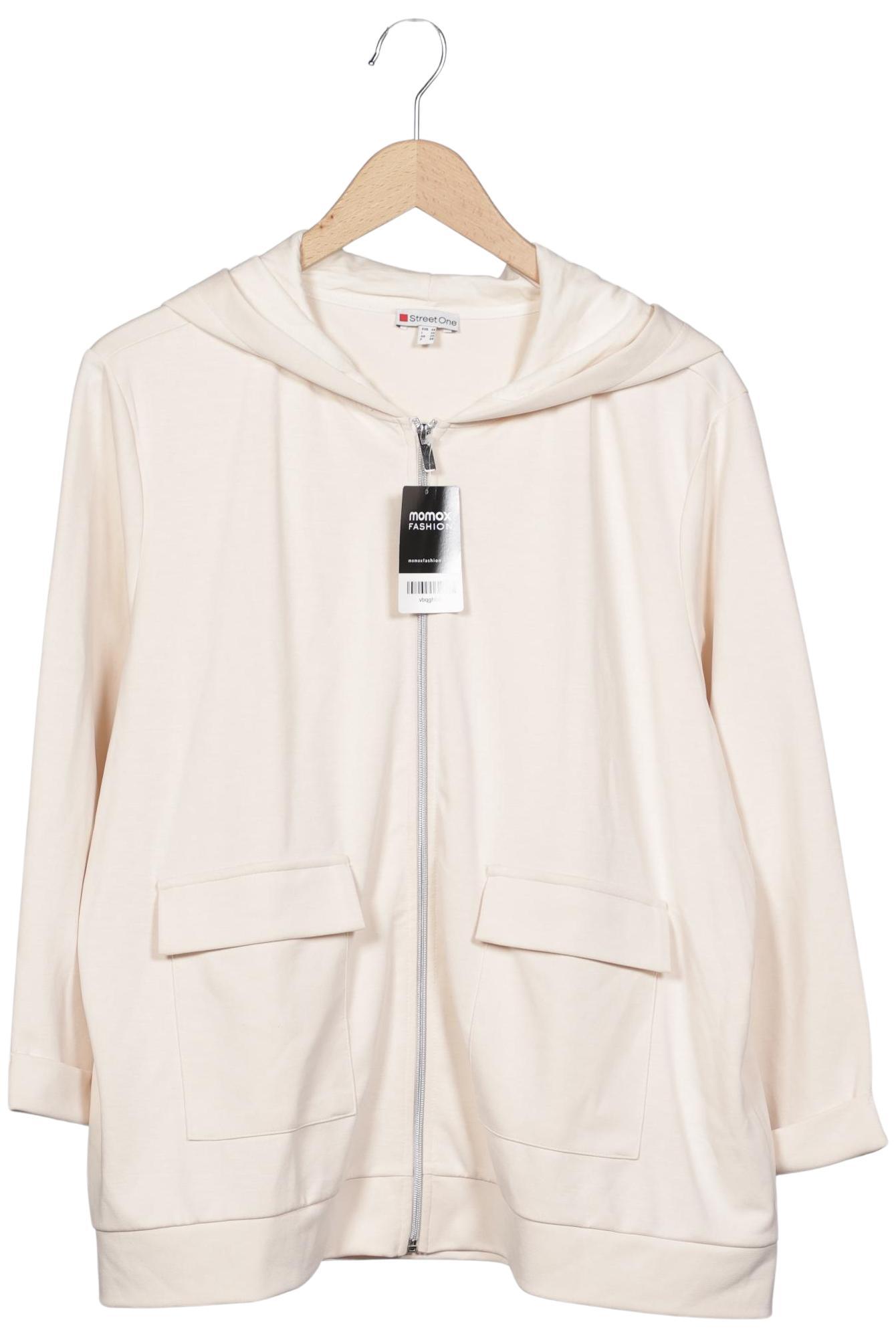 

Street One Damen Kapuzenpullover, cremeweiß, Gr. 46