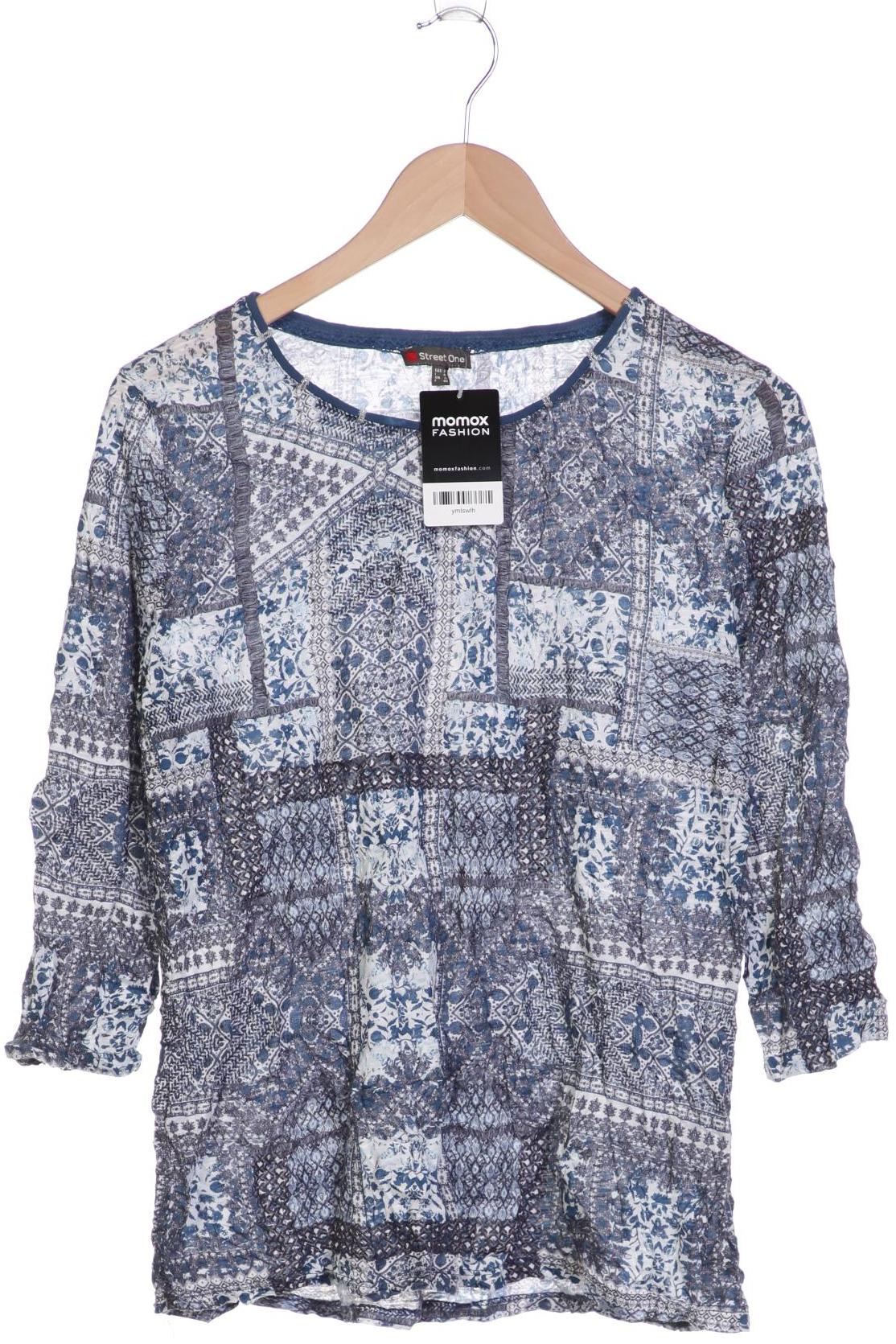 

Street One Damen Langarmshirt, blau, Gr. 38