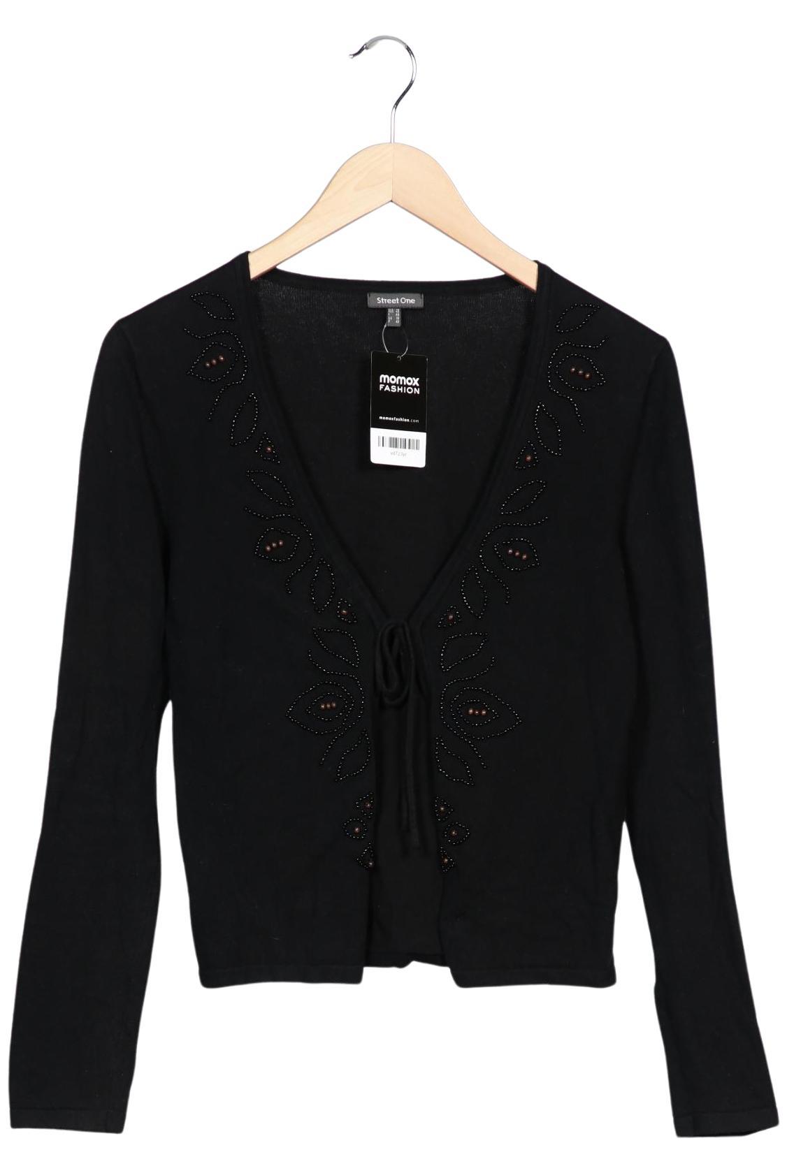 

Street One Damen Strickjacke, schwarz, Gr. 40