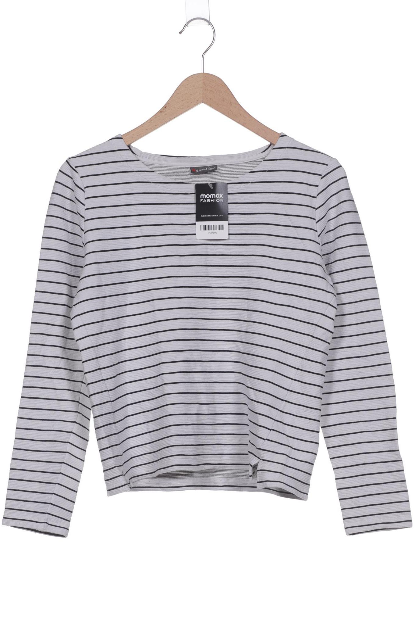 

Street One Damen Langarmshirt, weiß, Gr. 38