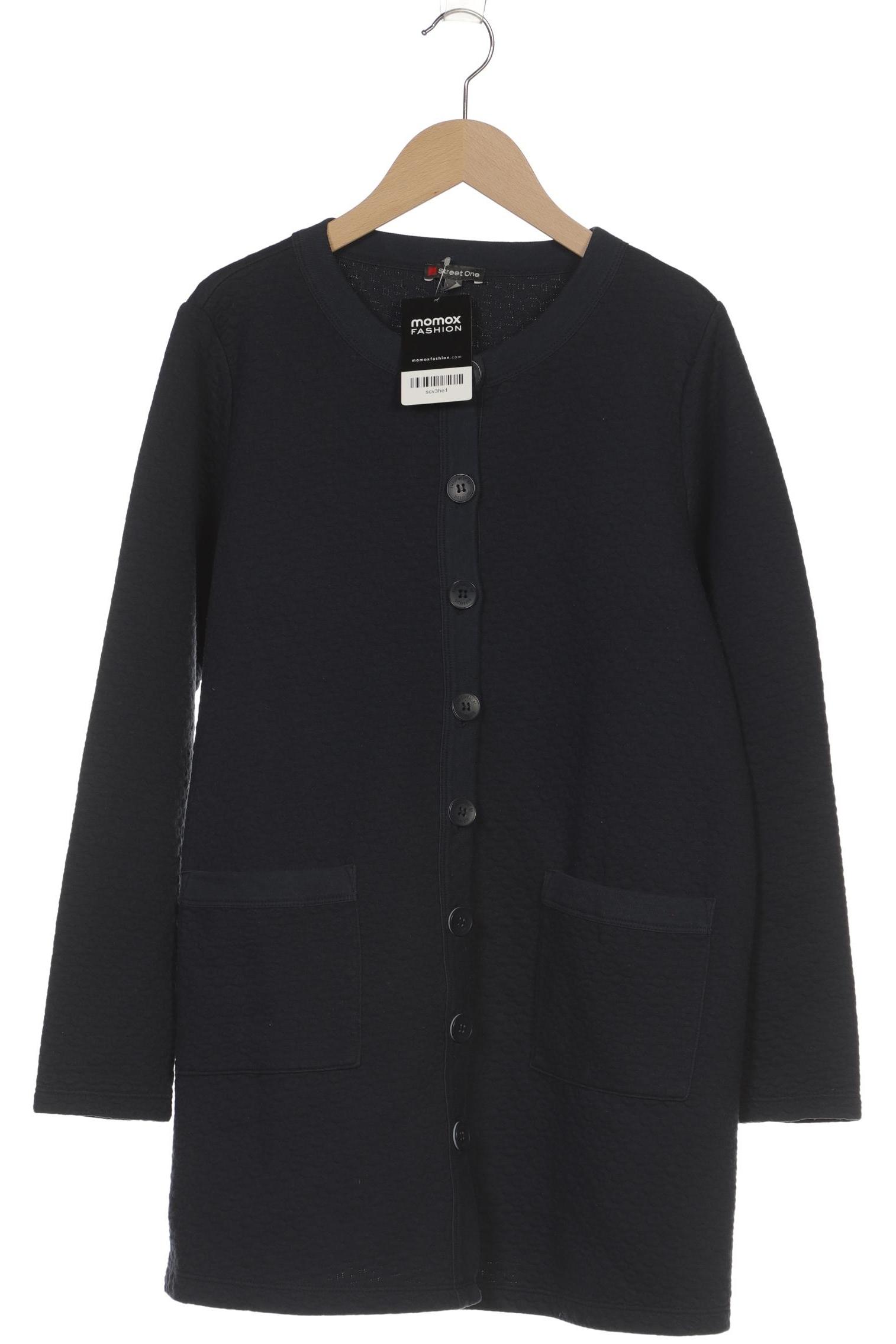 

Street One Damen Strickjacke, marineblau, Gr. 40