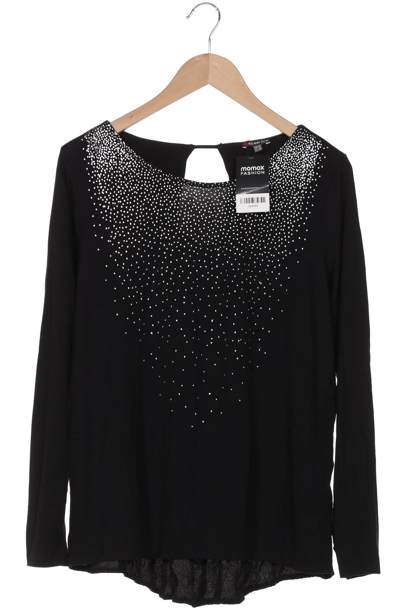 

Street One Damen Langarmshirt, schwarz, Gr. 42