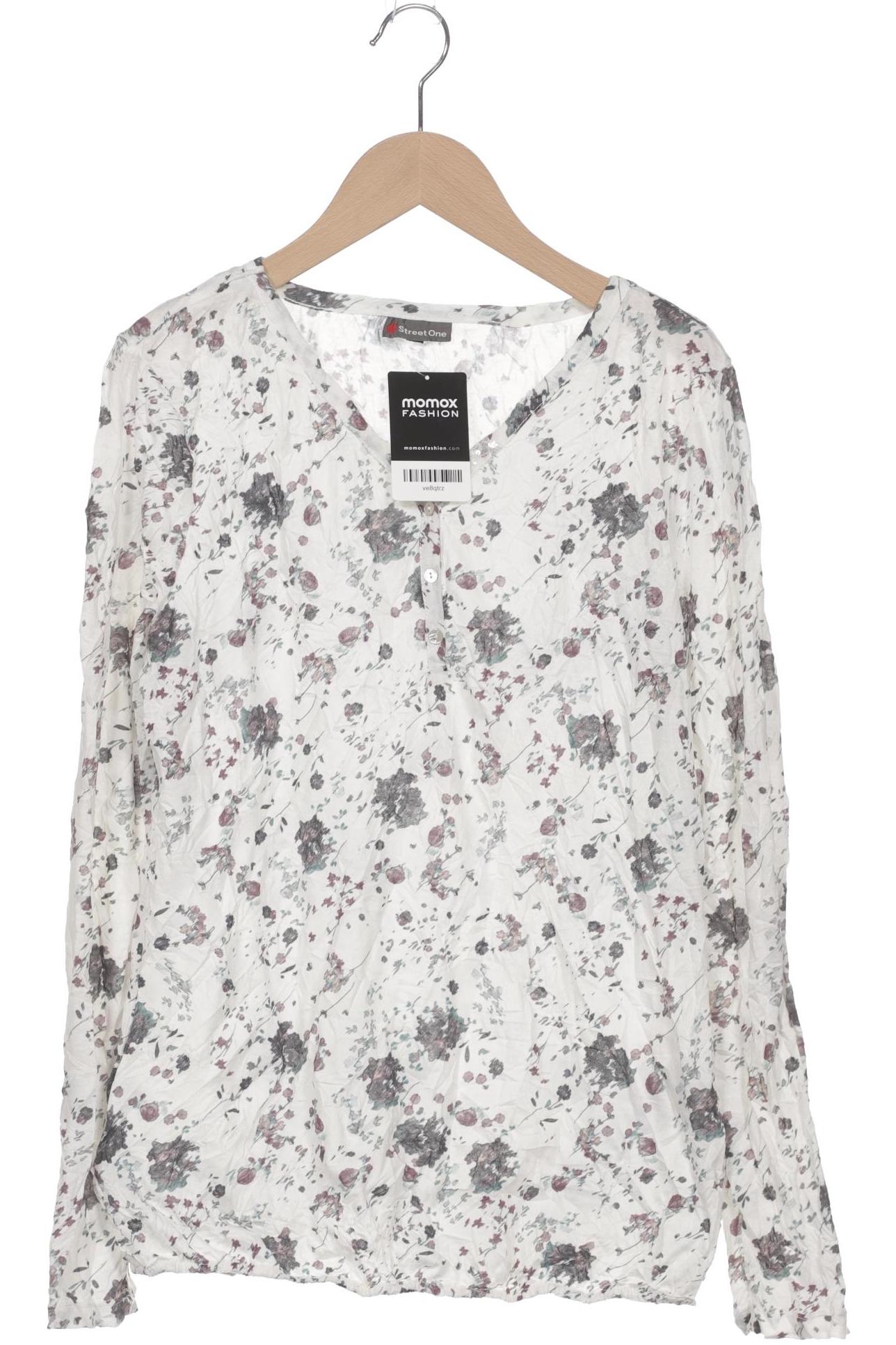 Thumbnail - Street One Damen Langarmshirt, cremeweiß, Gr. 34