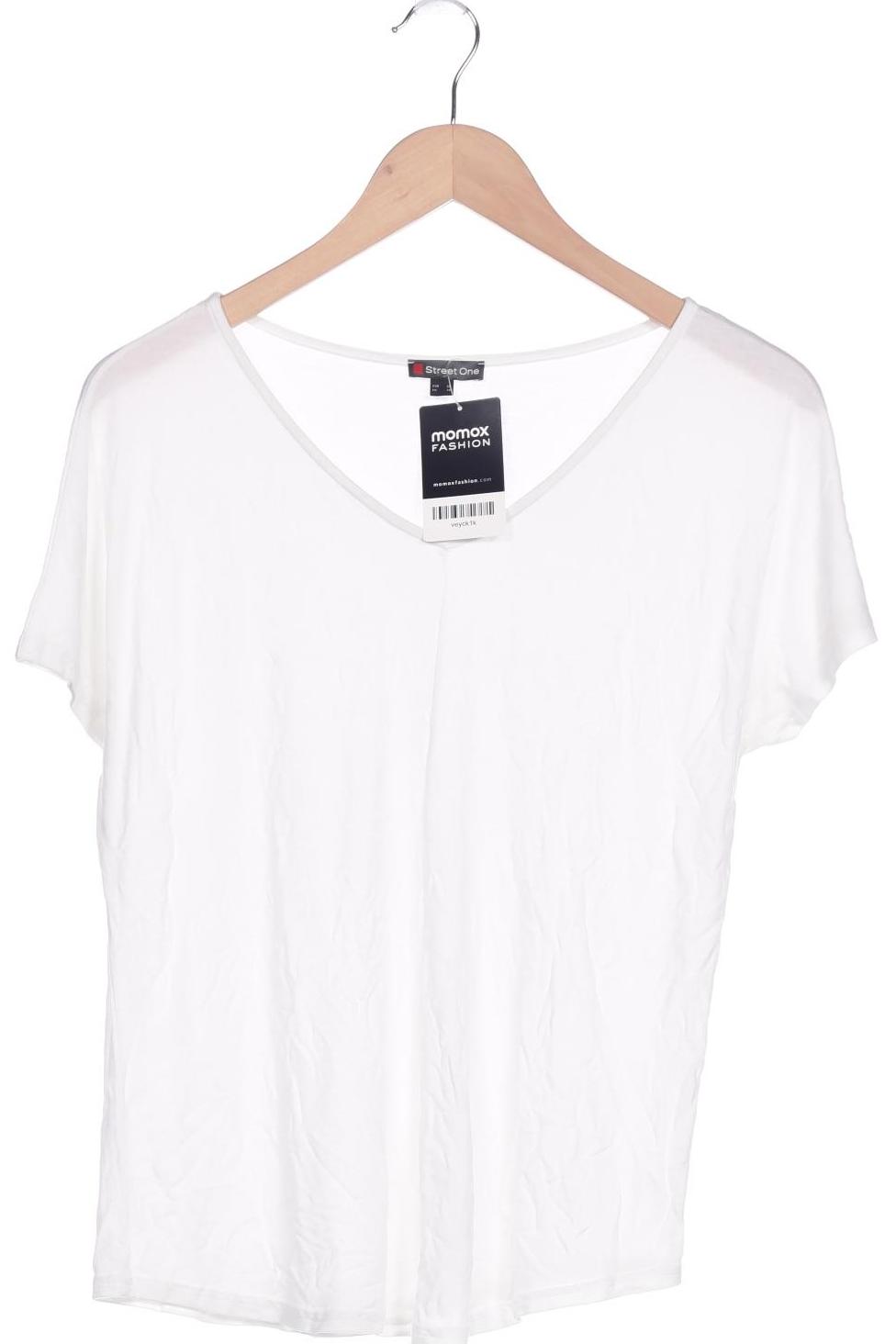 

Street One Damen T-Shirt, cremeweiß, Gr. 36