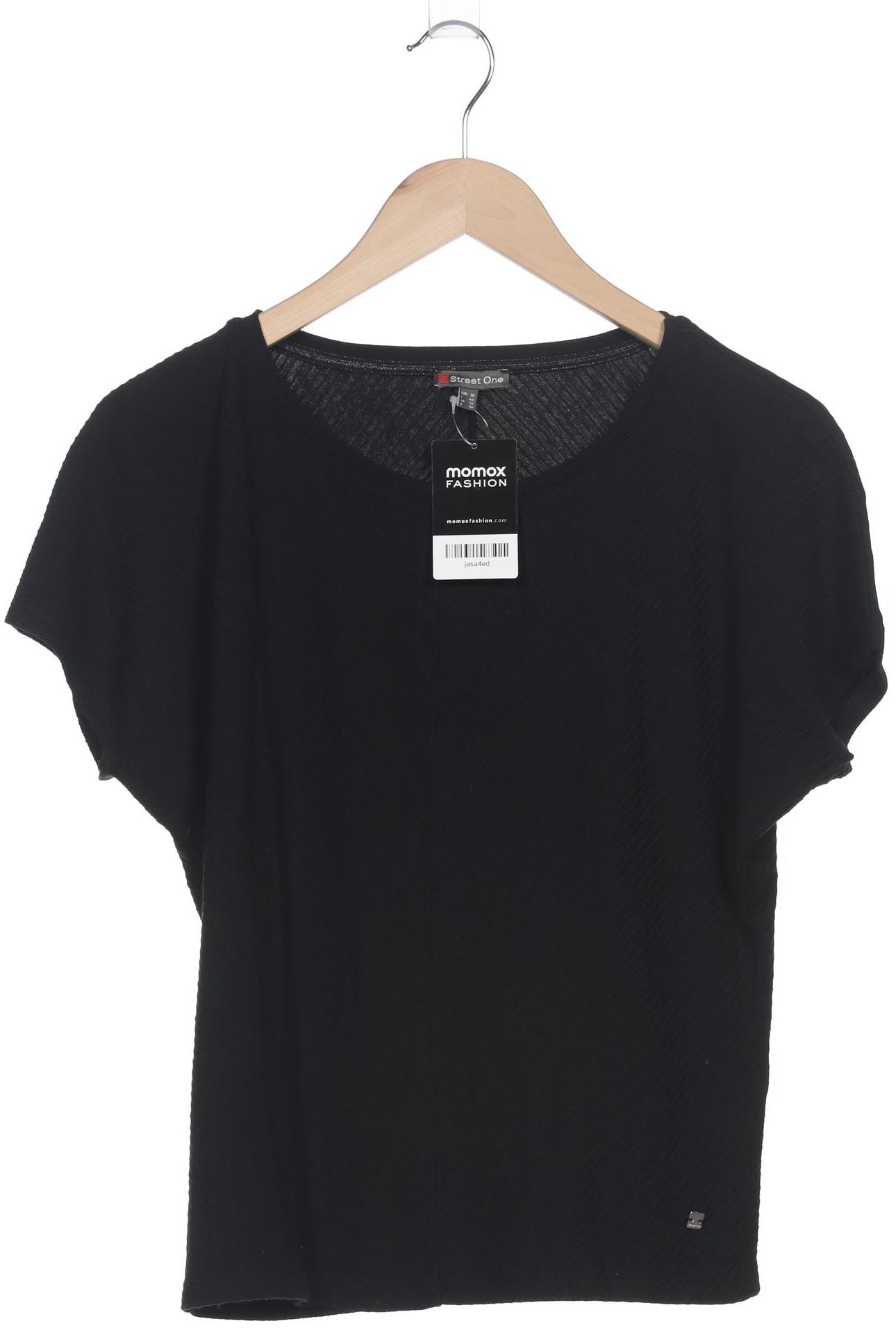 

Street One Damen T-Shirt, schwarz, Gr. 38