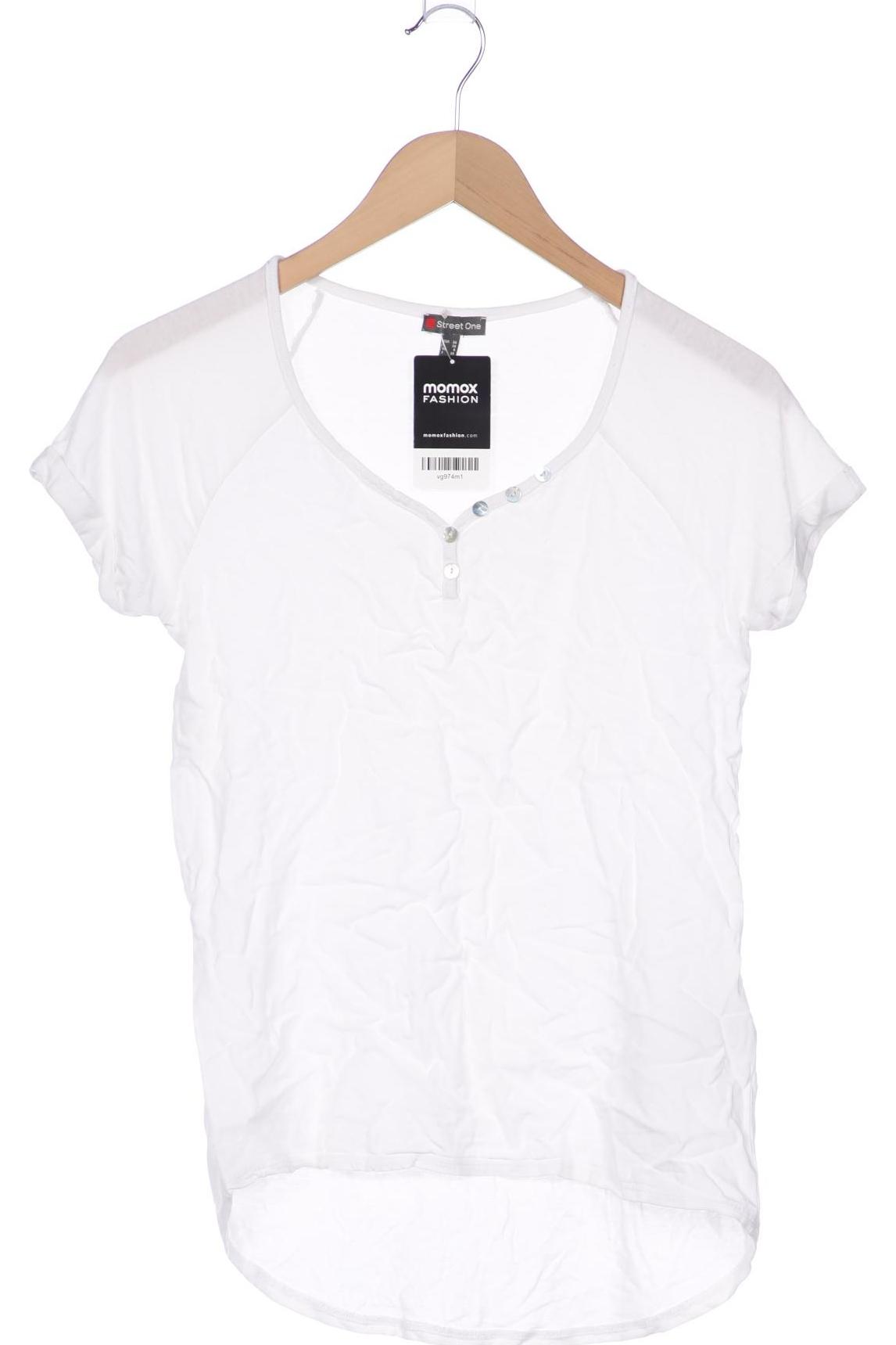

Street One Damen T-Shirt, weiß, Gr. 34