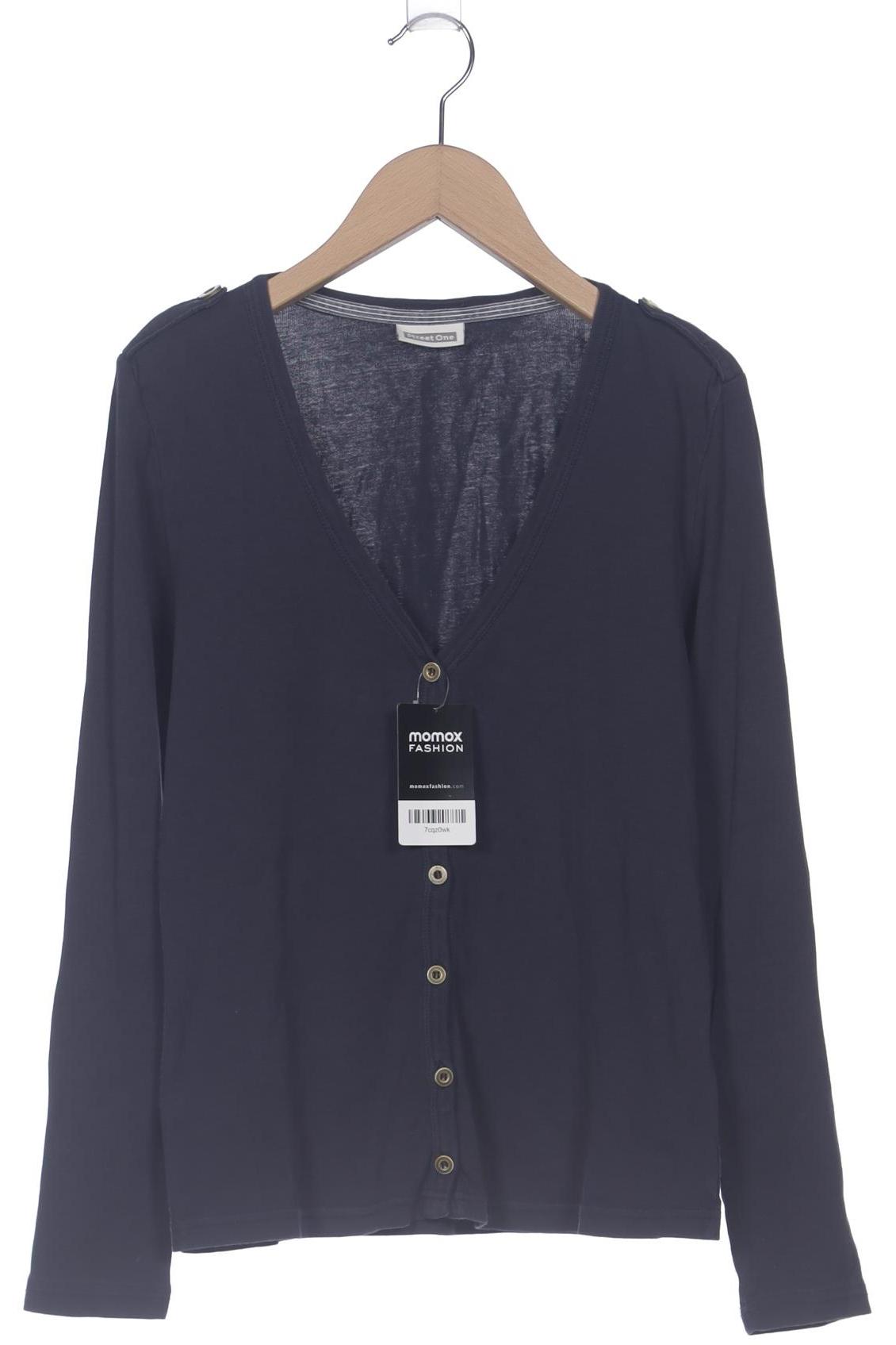 

Street One Damen Strickjacke, marineblau, Gr. 38