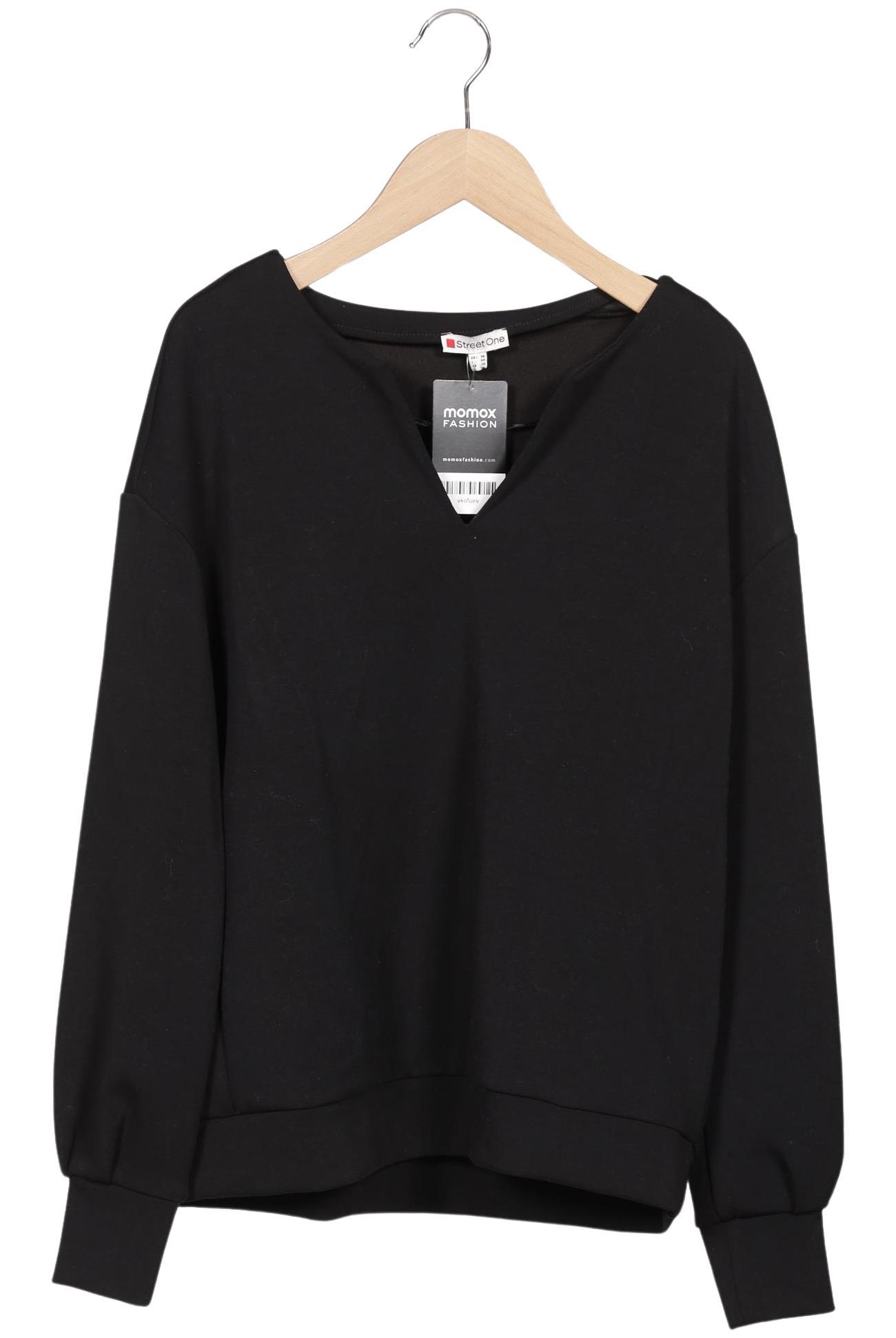 

Street One Damen Sweatshirt, schwarz, Gr. 36