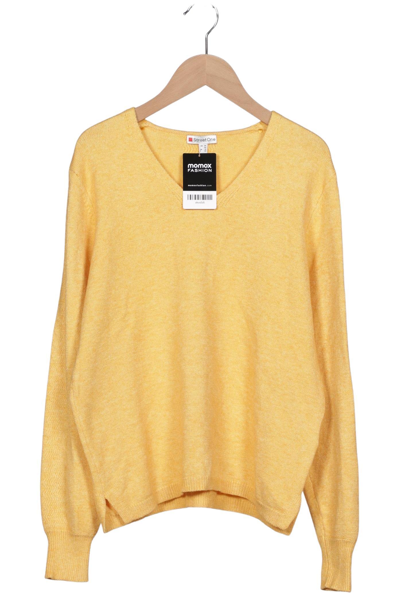 

Street One Damen Pullover, gelb, Gr. 38