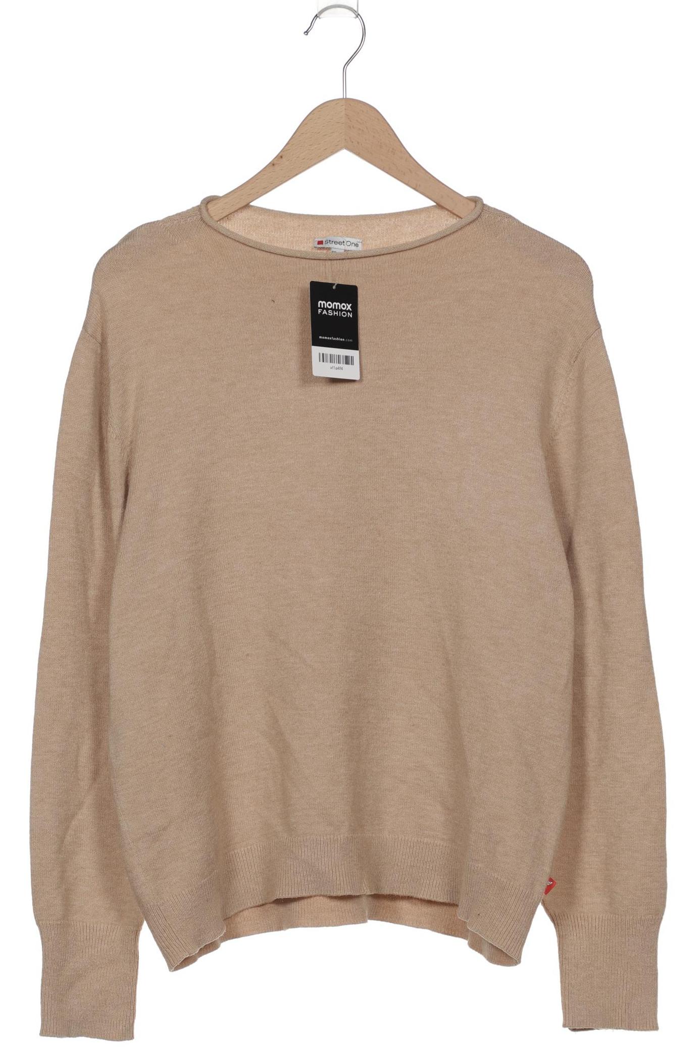 

Street One Damen Pullover, beige, Gr. 42