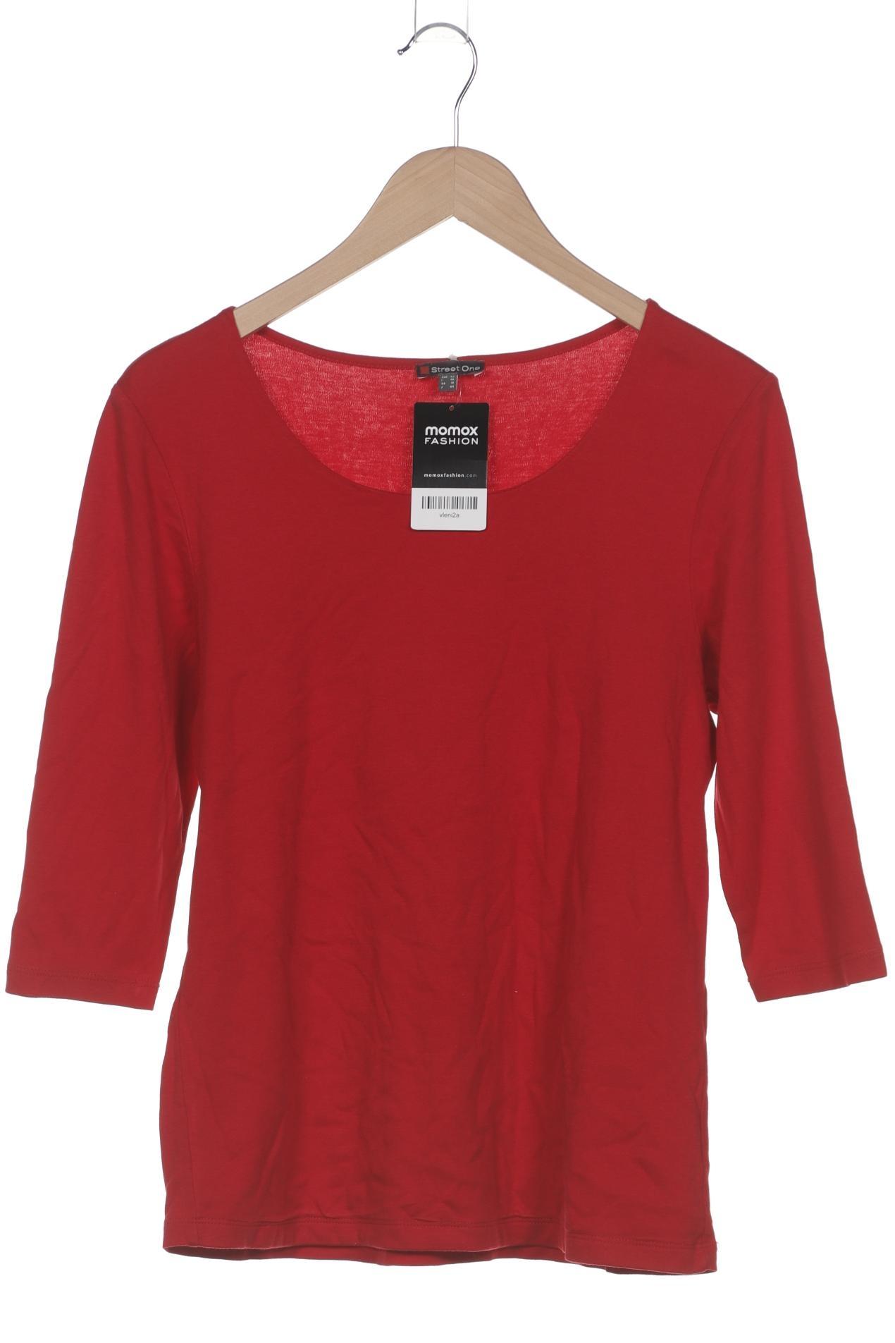 

Street One Damen Langarmshirt, rot, Gr. 42