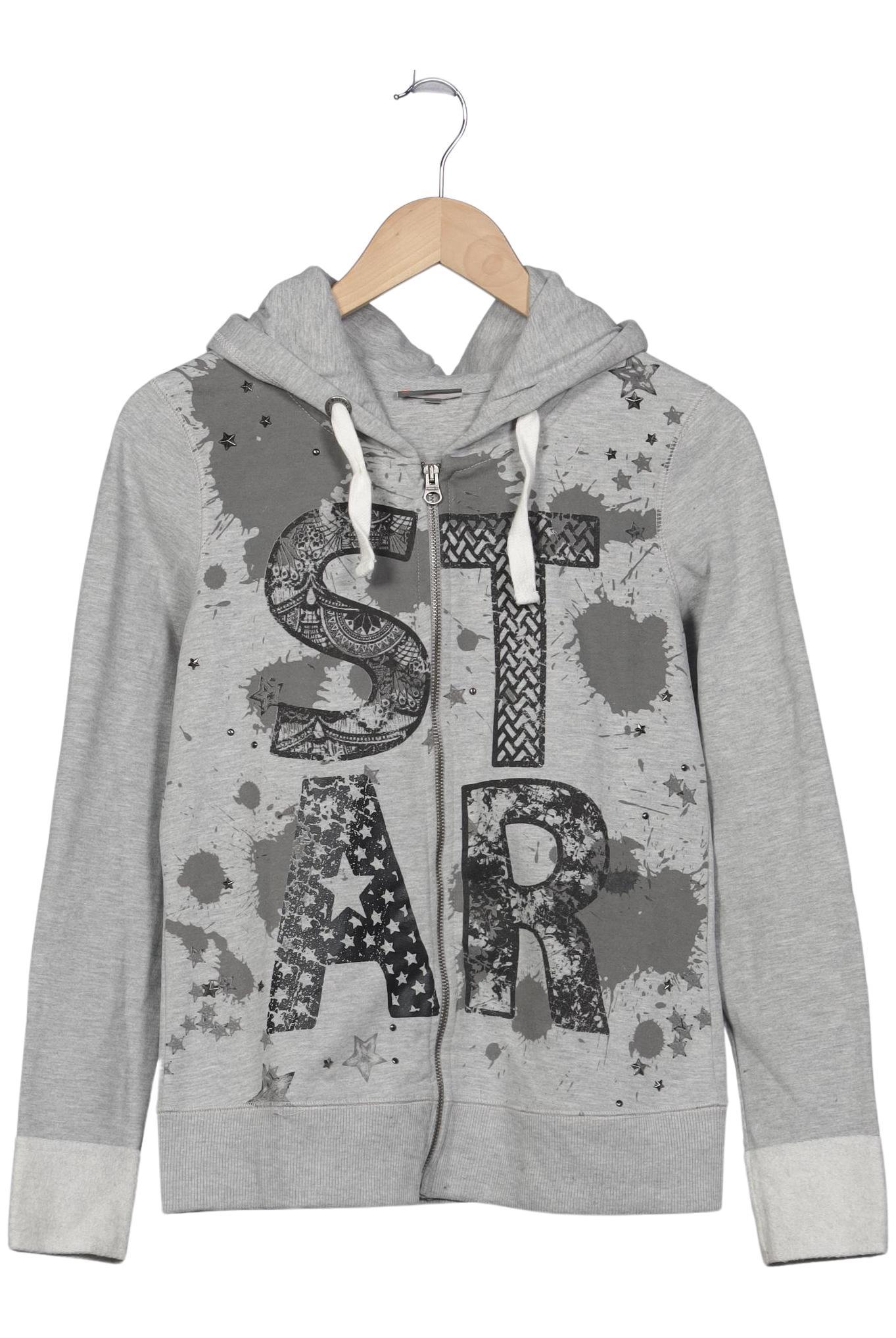 

Street One Damen Kapuzenpullover, grau, Gr. 38