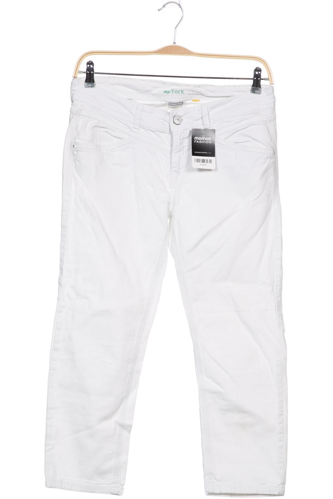 

Street One Damen Jeans, weiß, Gr. 32