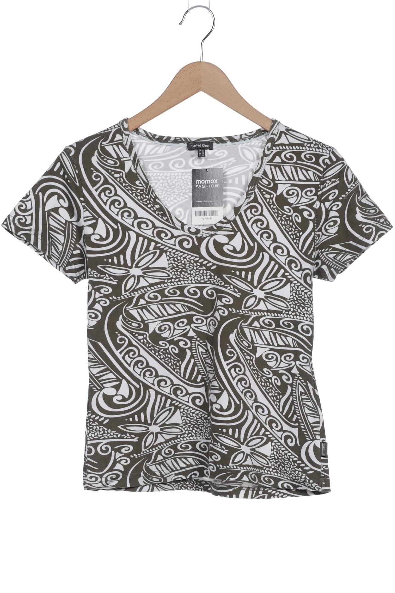

Street One Damen T-Shirt, grün, Gr. 40