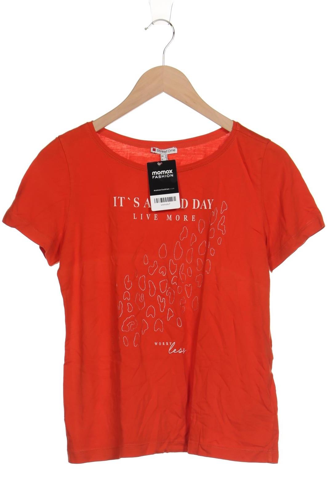 

Street One Damen T-Shirt, orange, Gr. 36
