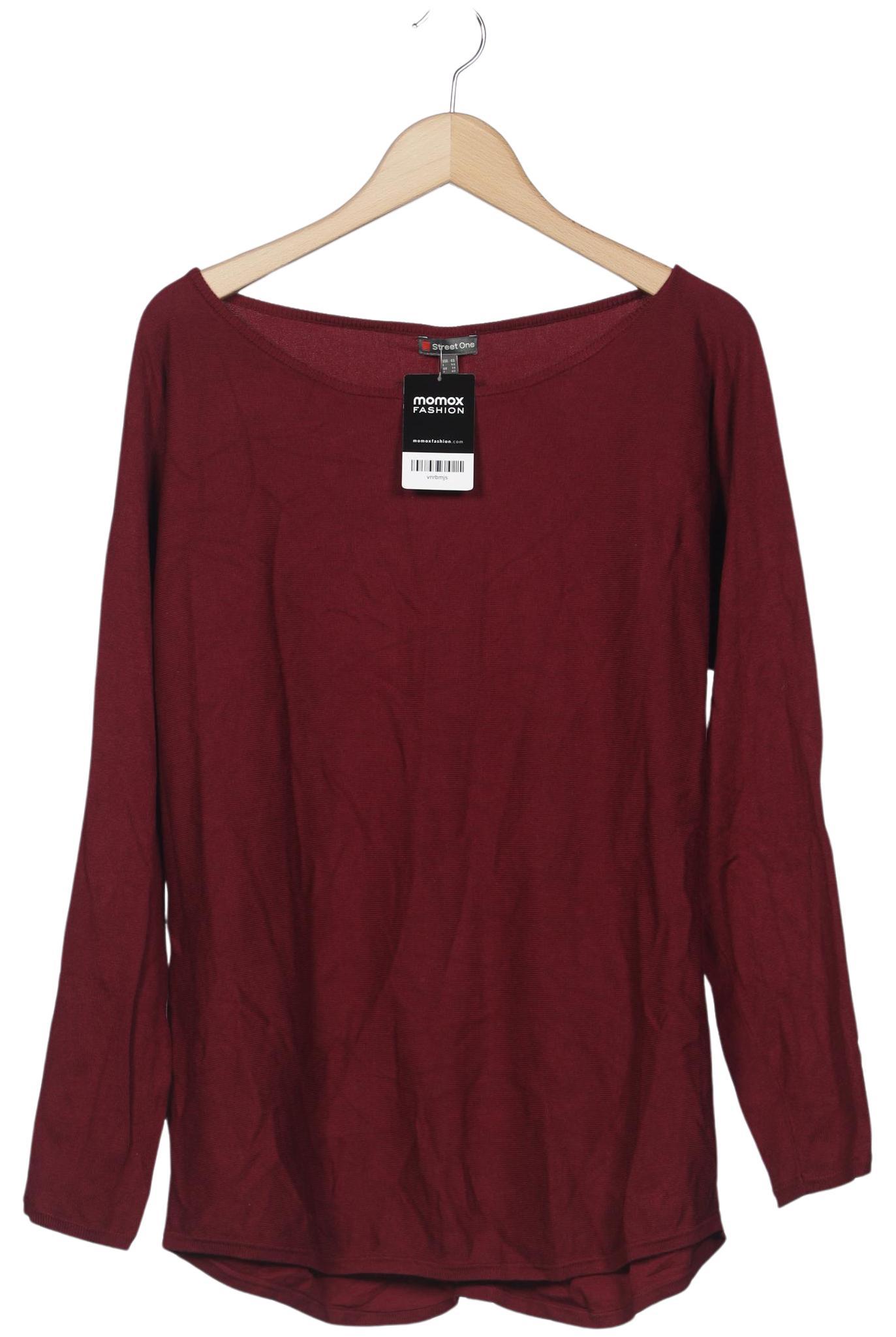 

Street One Damen Langarmshirt, bordeaux, Gr. 40