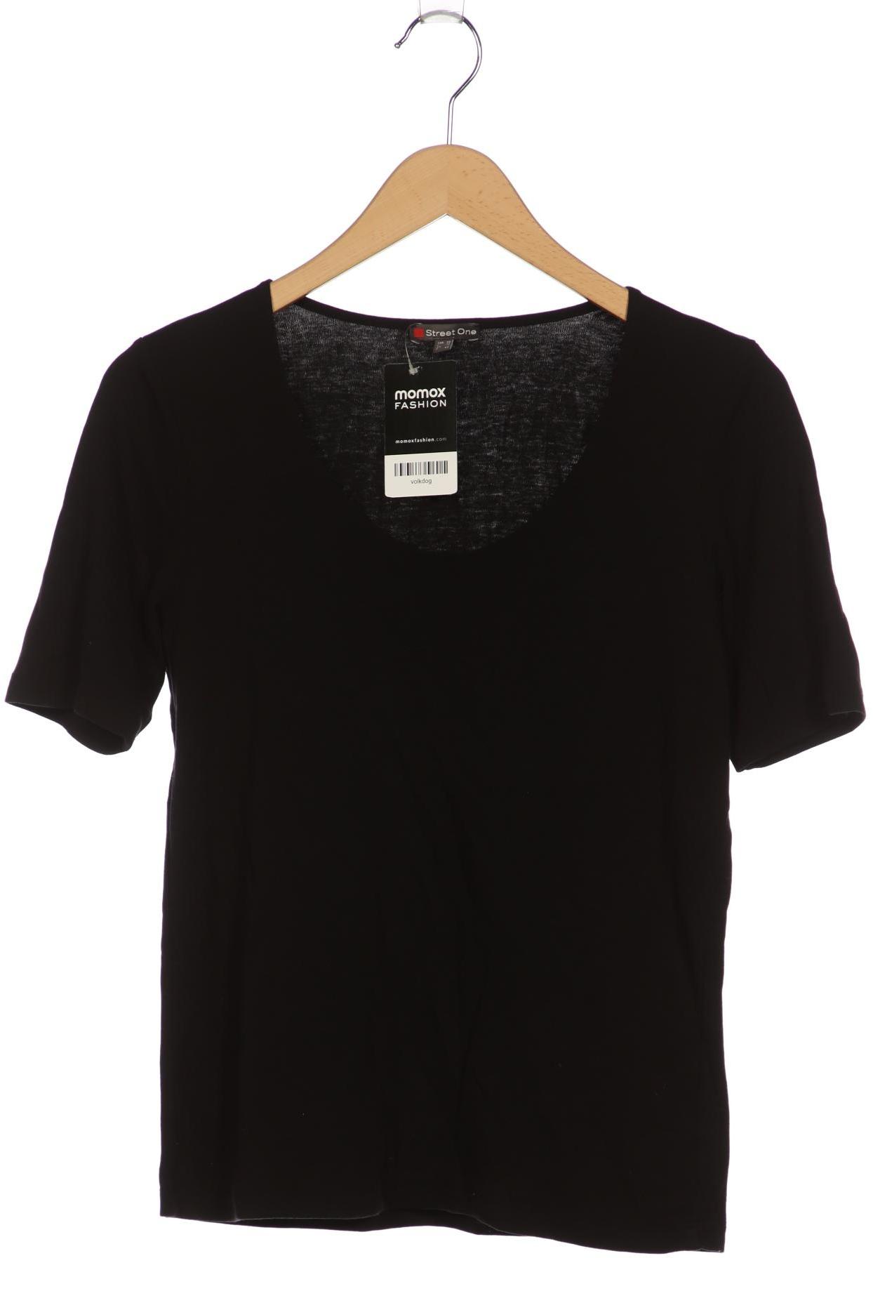 

Street One Damen T-Shirt, schwarz, Gr. 40