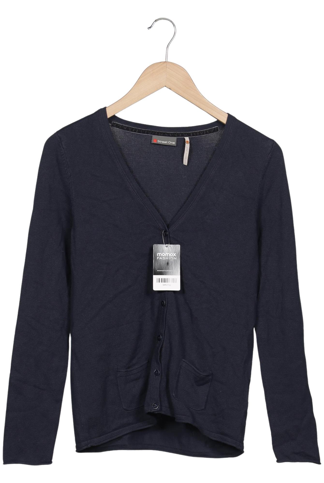 

Street One Damen Strickjacke, marineblau, Gr. 38