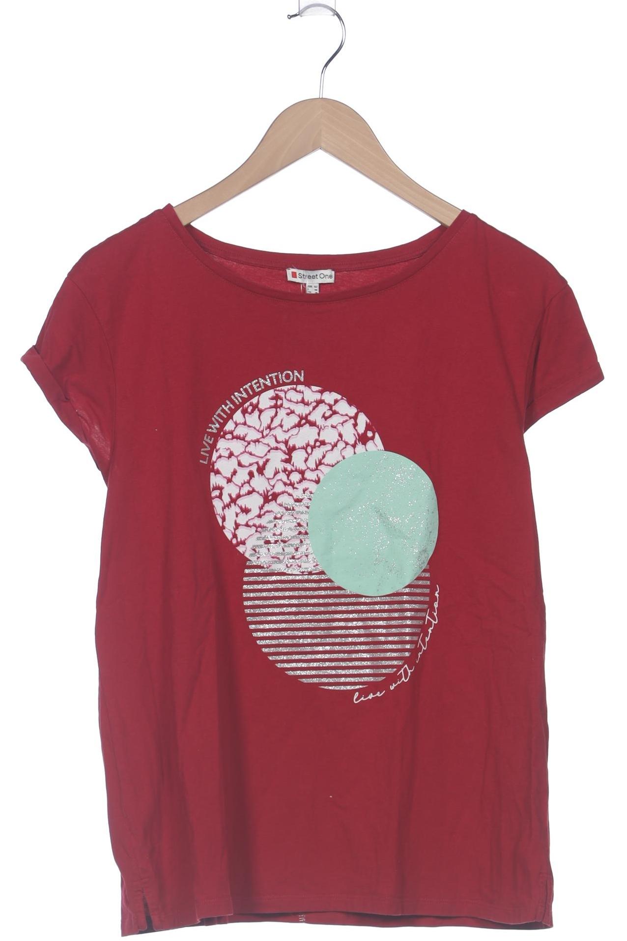 

Street One Damen T-Shirt, rot, Gr. 42