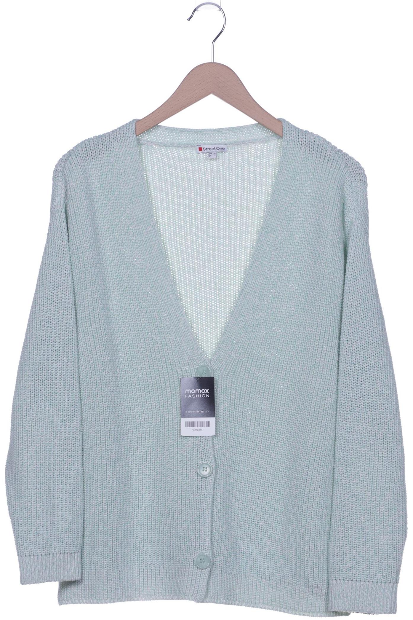 

Street One Damen Strickjacke, hellgrün, Gr. 40