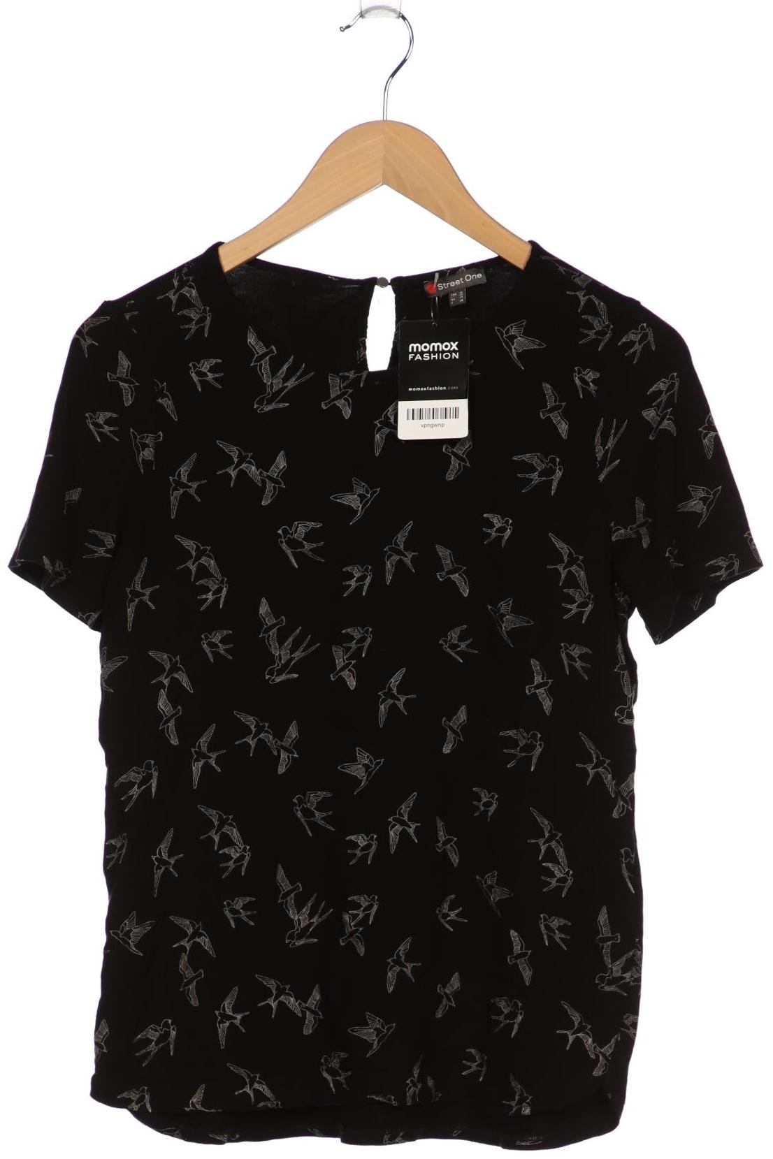 

Street One Damen T-Shirt, schwarz, Gr. 36