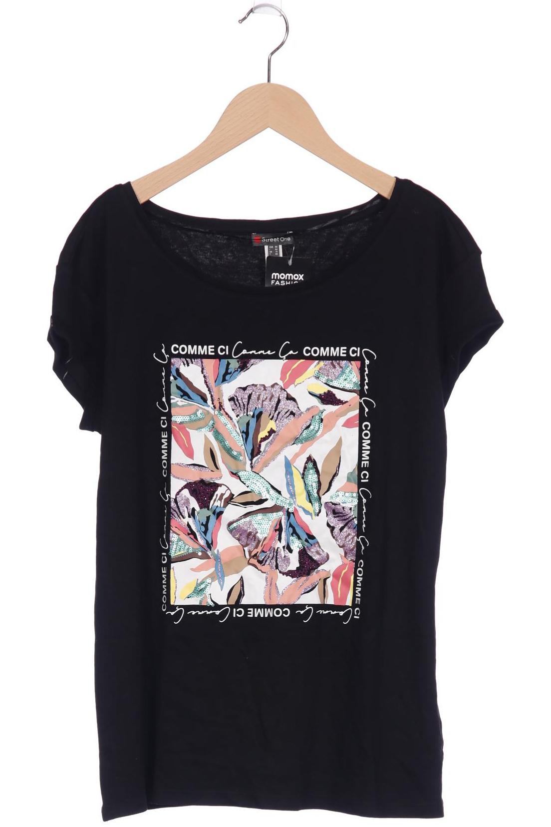 

Street One Damen T-Shirt, schwarz