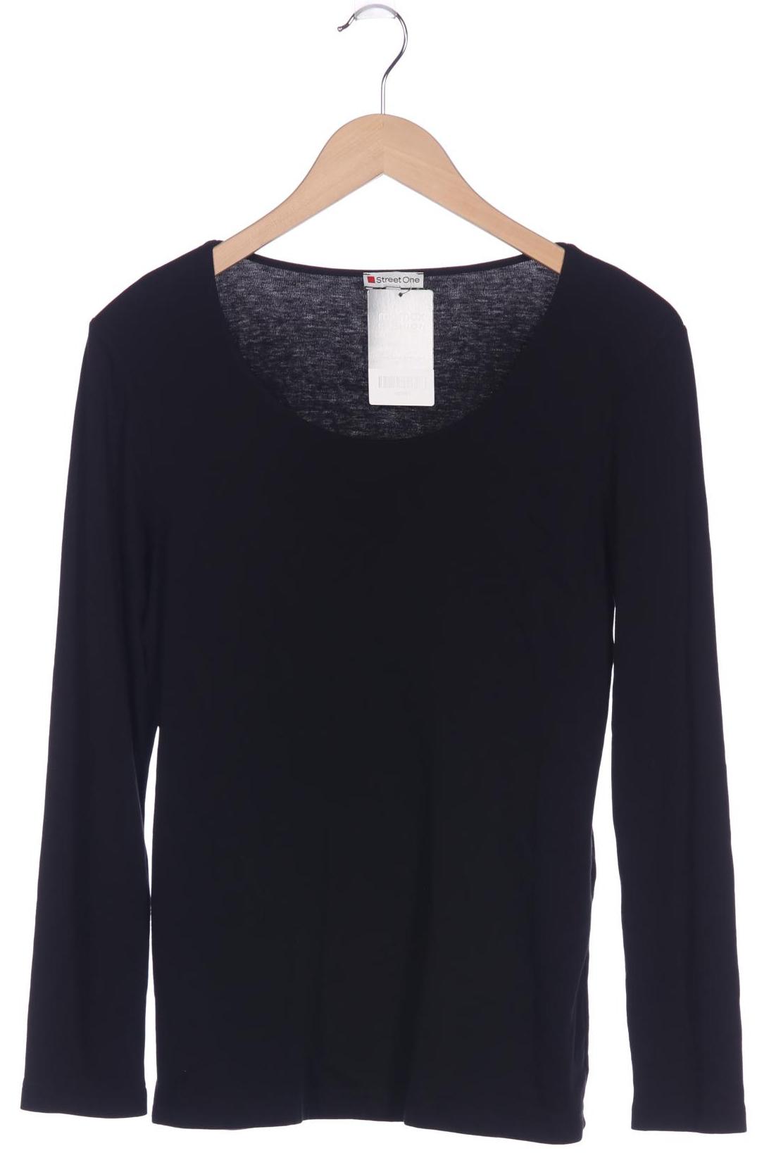 

Street One Damen Langarmshirt, schwarz, Gr. 42