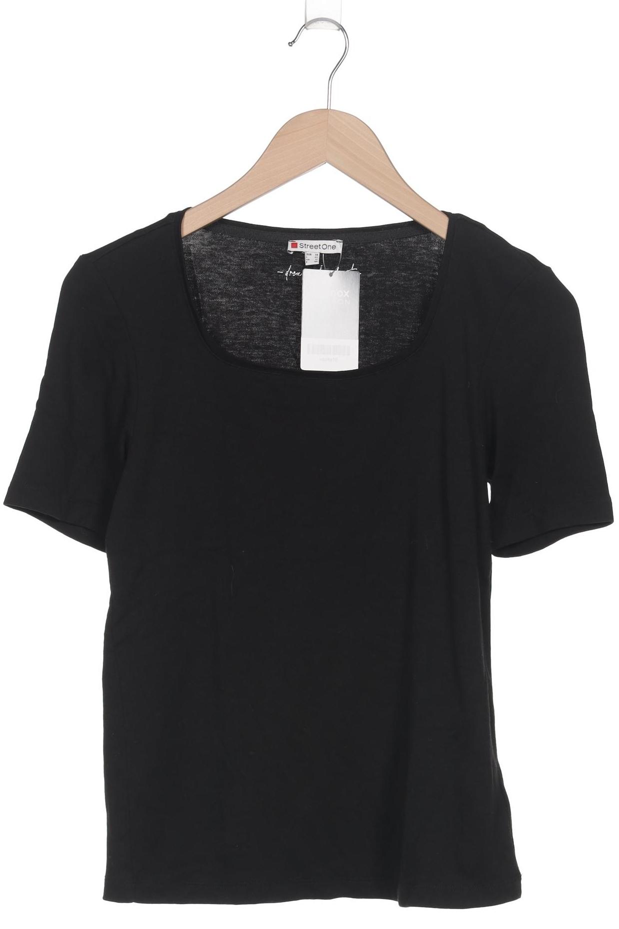 

Street One Damen T-Shirt, schwarz, Gr. 38