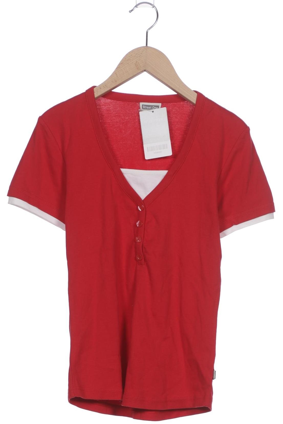 

Street One Damen T-Shirt, rot, Gr. 38