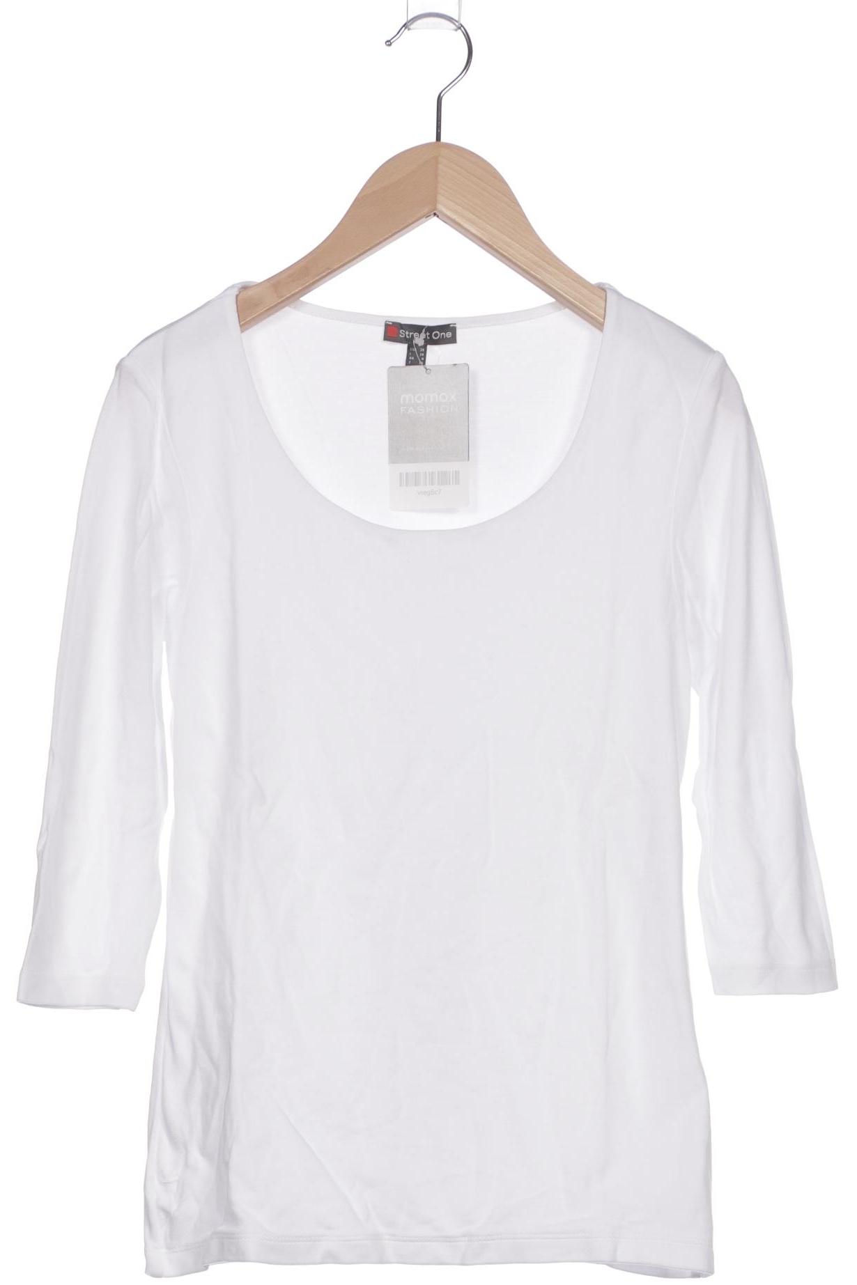 

Street One Damen Langarmshirt, weiß, Gr. 34